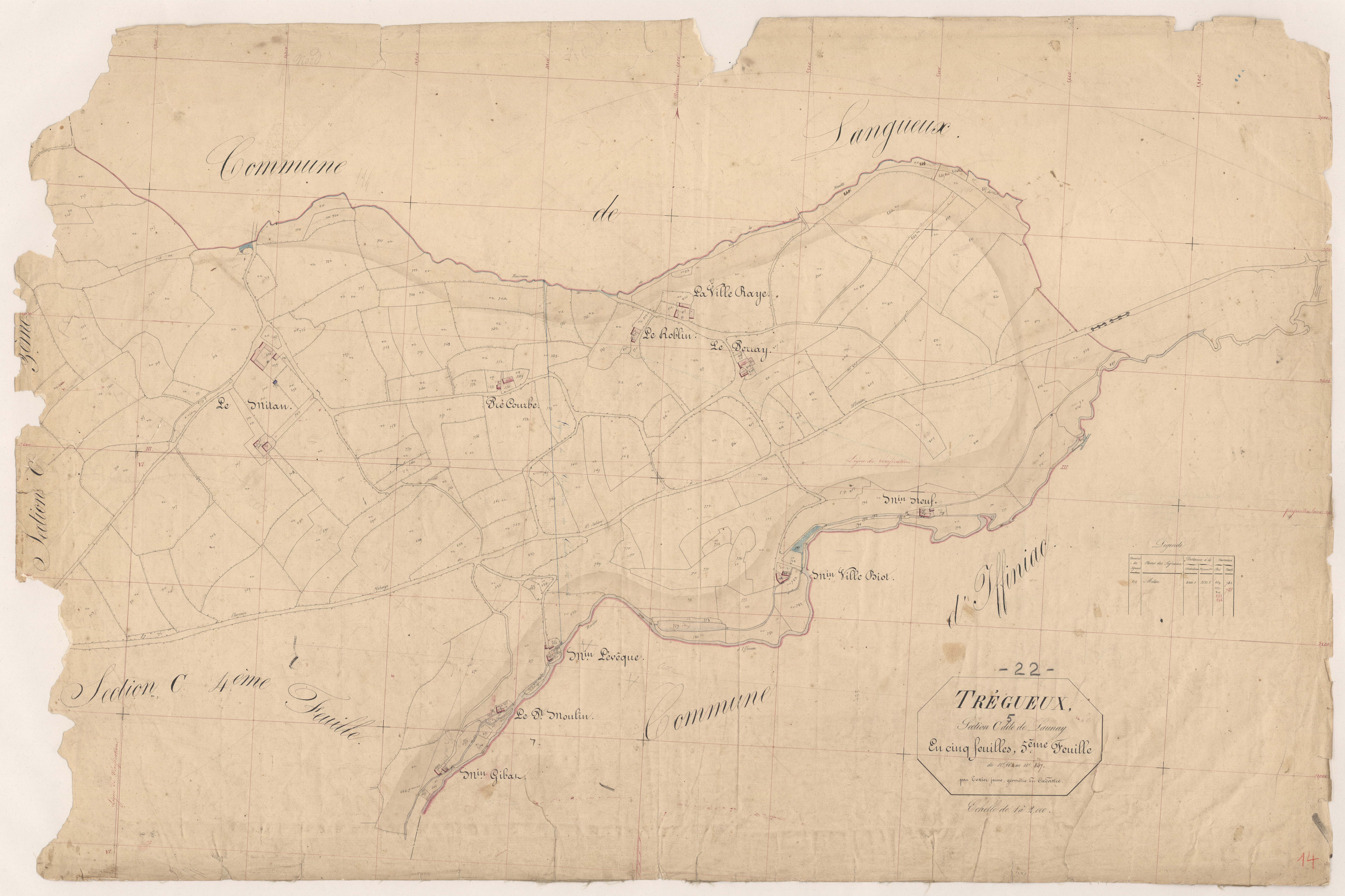 Trégueux - Section C, 5e feuille