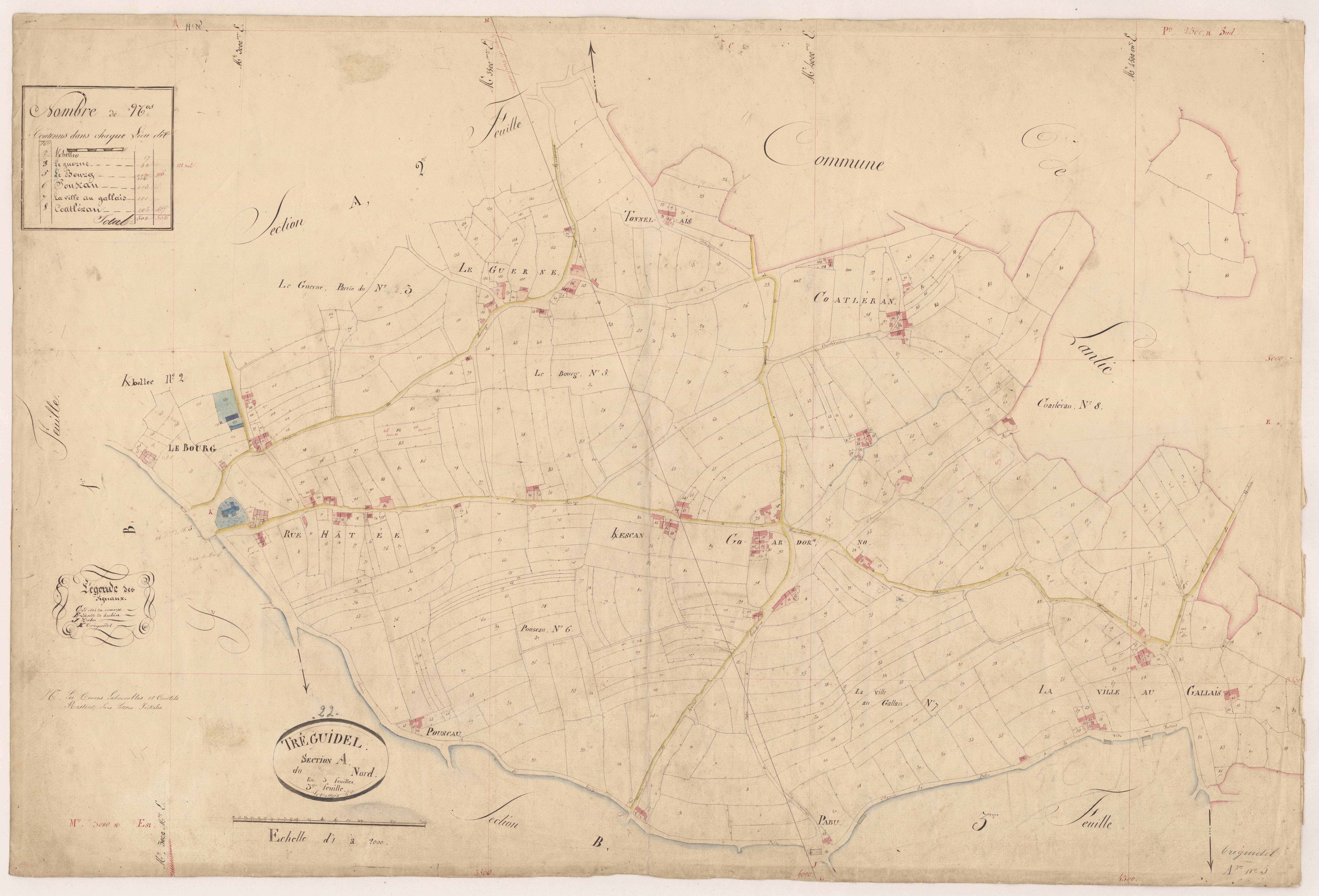 Tréguidel - Section A, 3e feuille