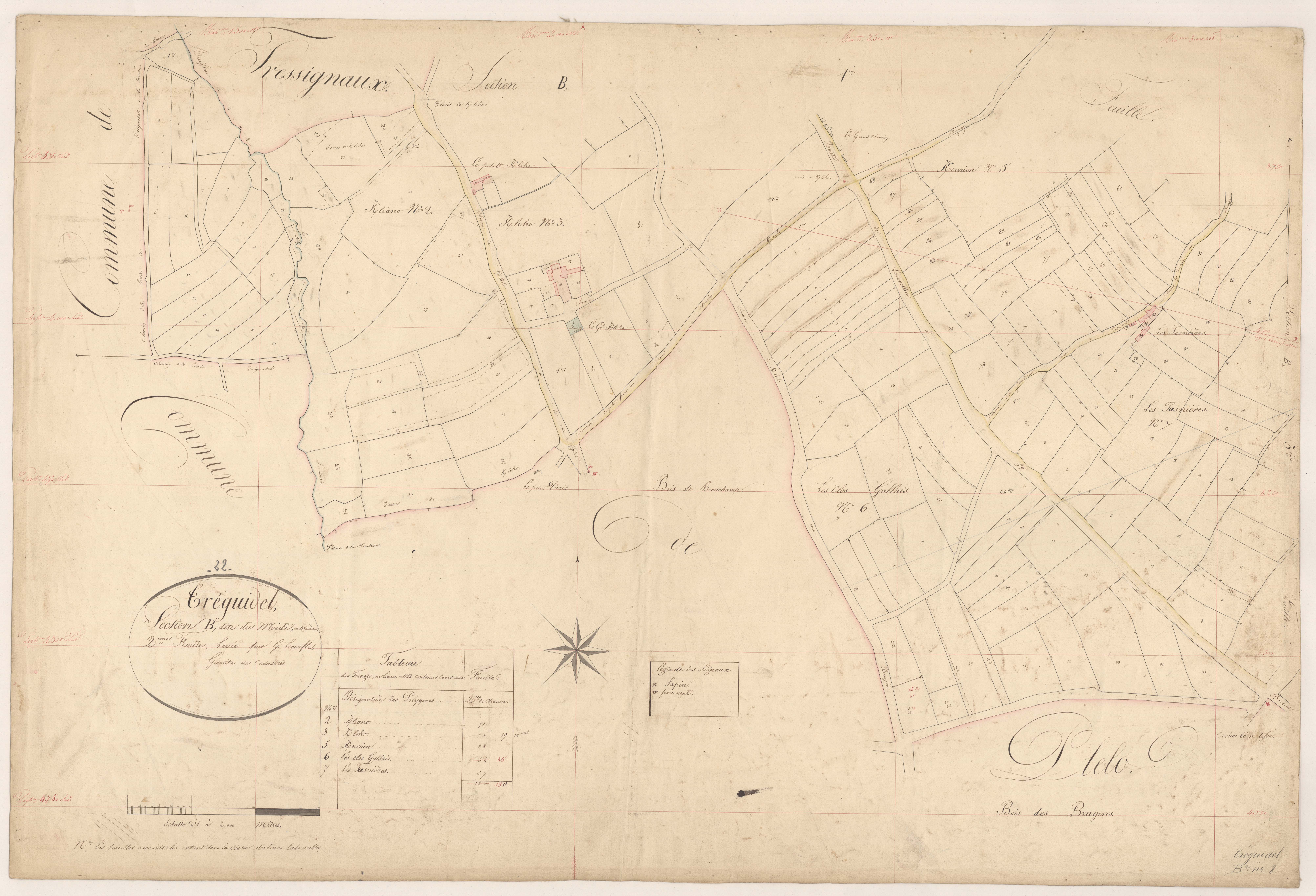 Tréguidel - Section B, 2e feuille