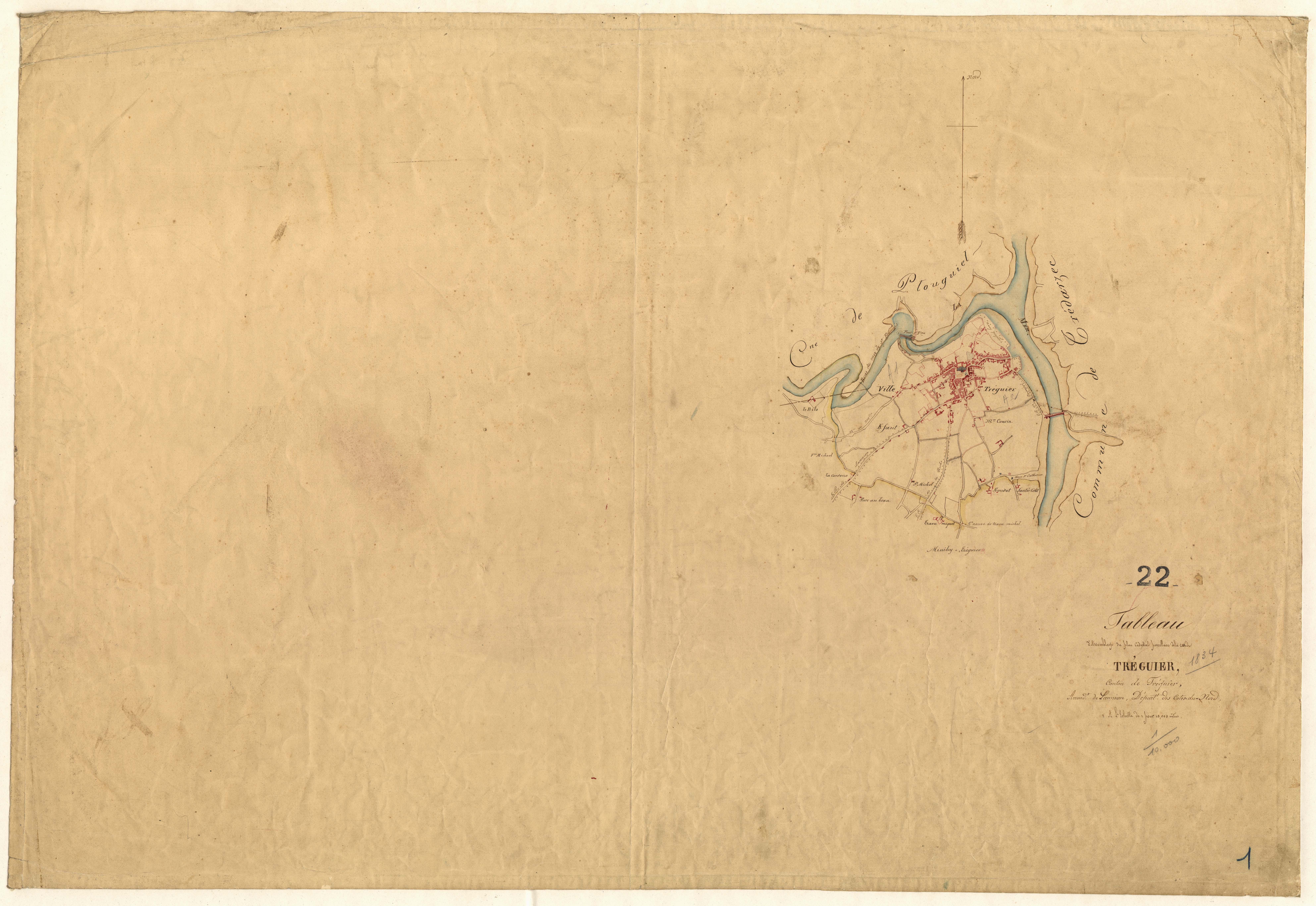 Tréguier - Tableau d'assemblage