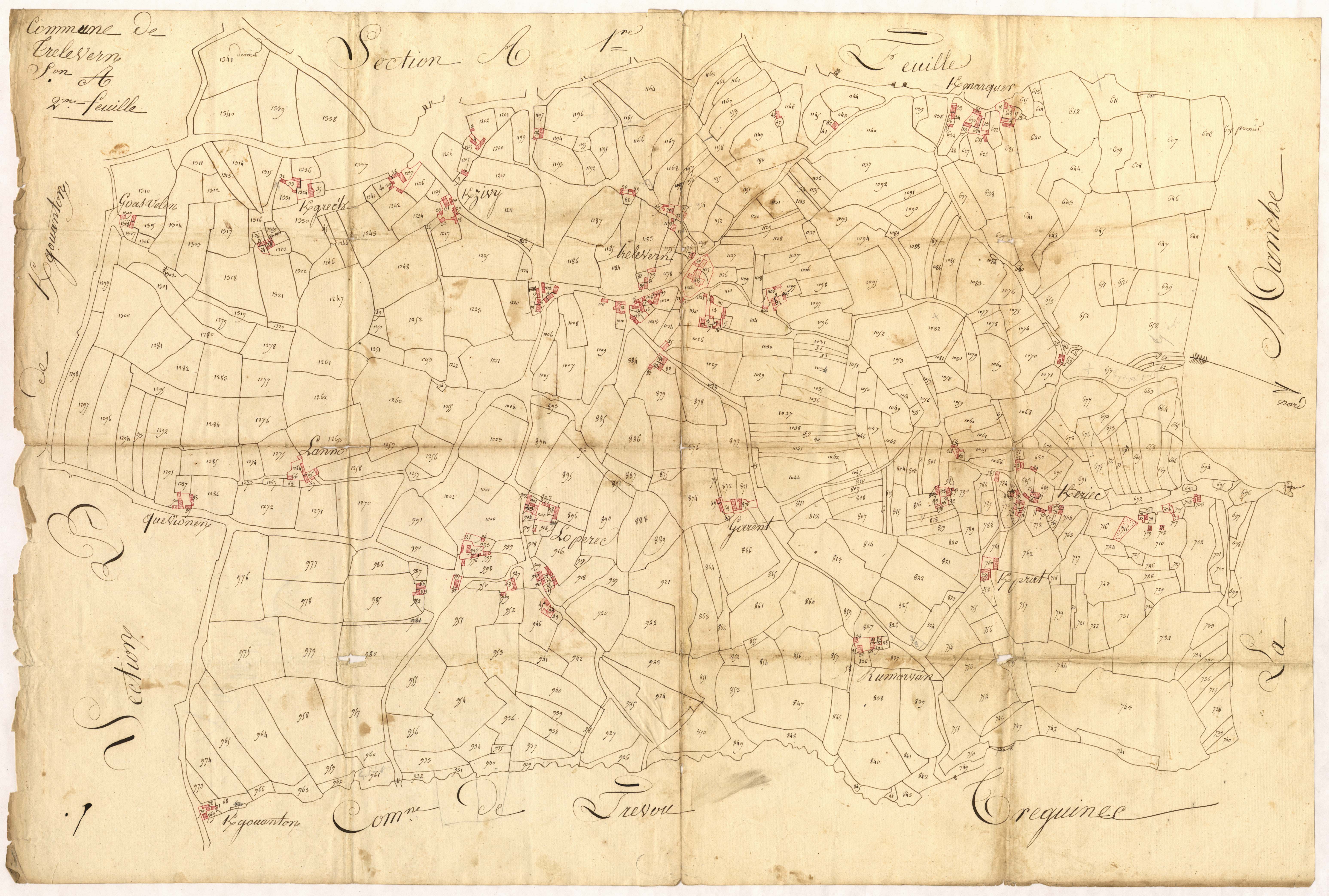 Trélévern - Section A, 2e feuille