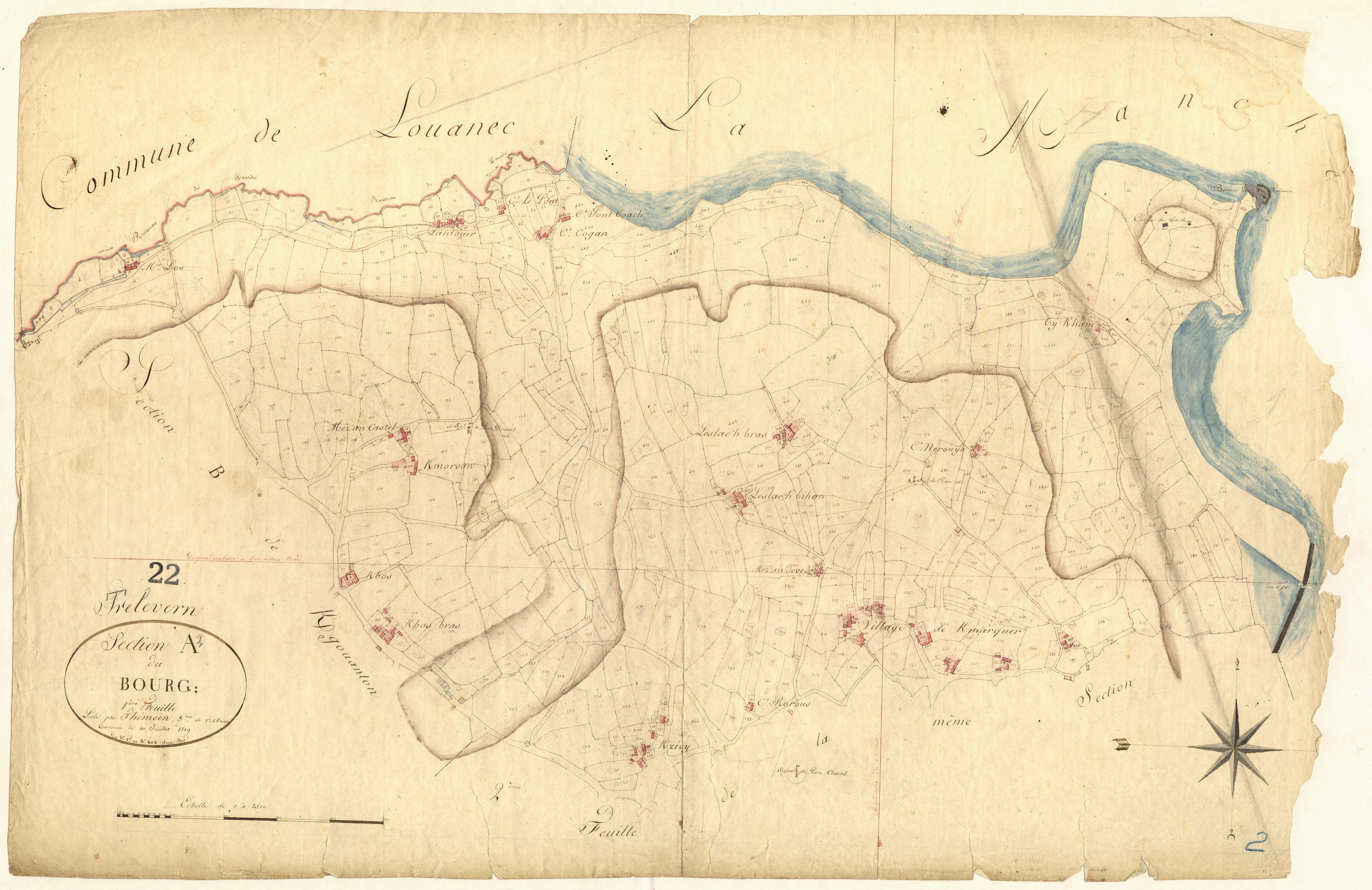 Trélévern - Section A, 1re feuille