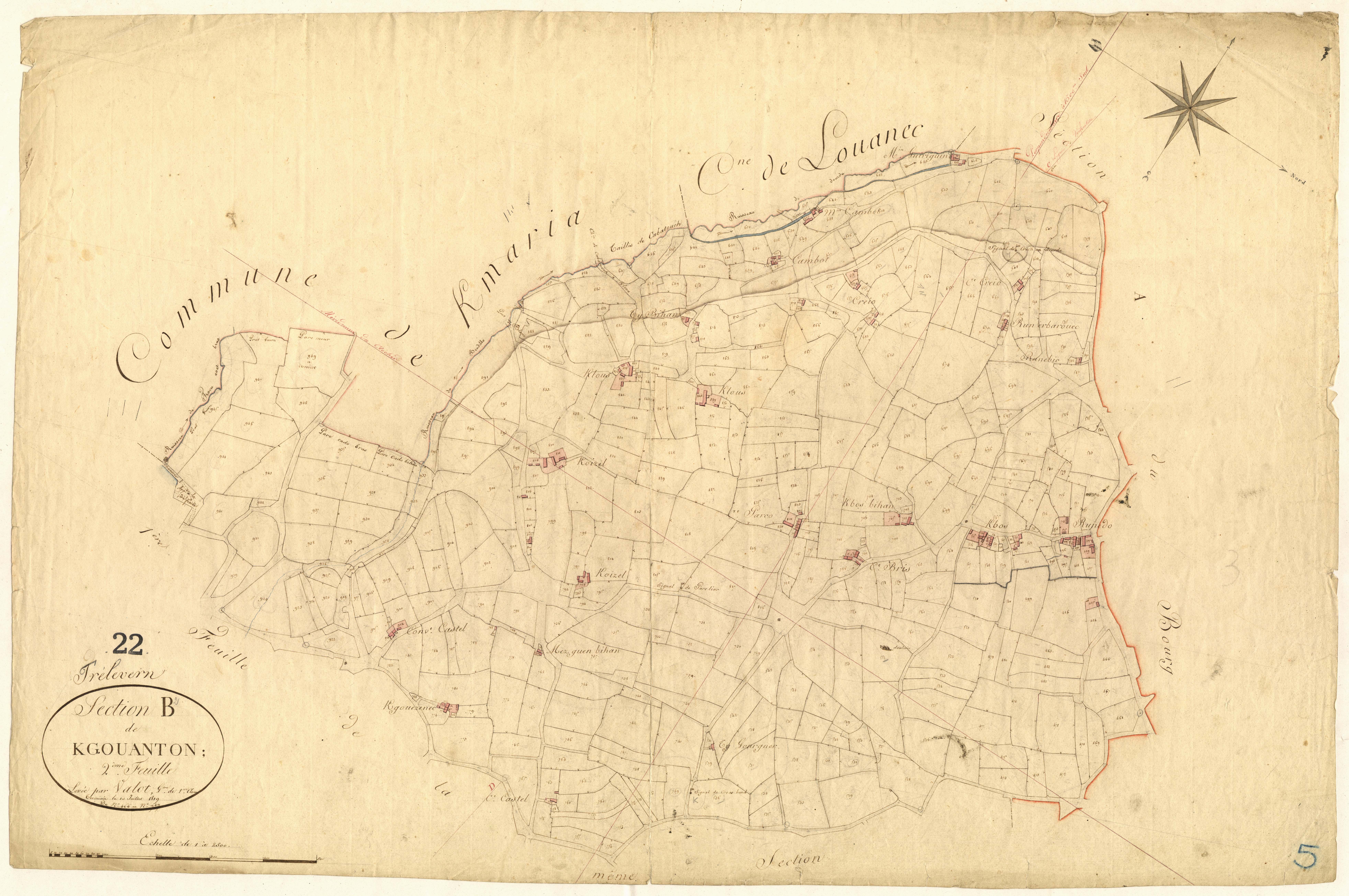 Trélévern - Section B, 2e feuille