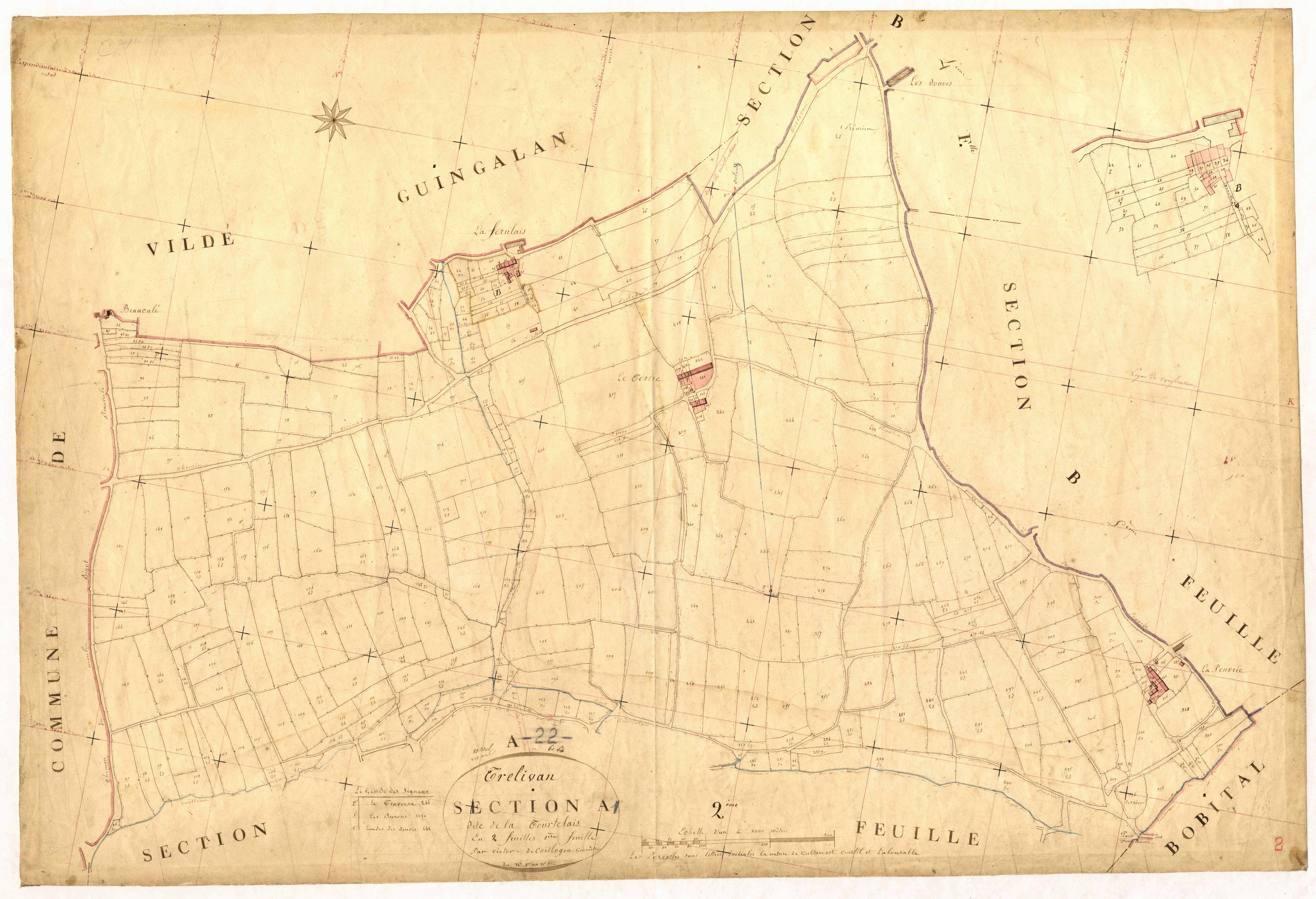 Trélivan - Section A, 1re feuille