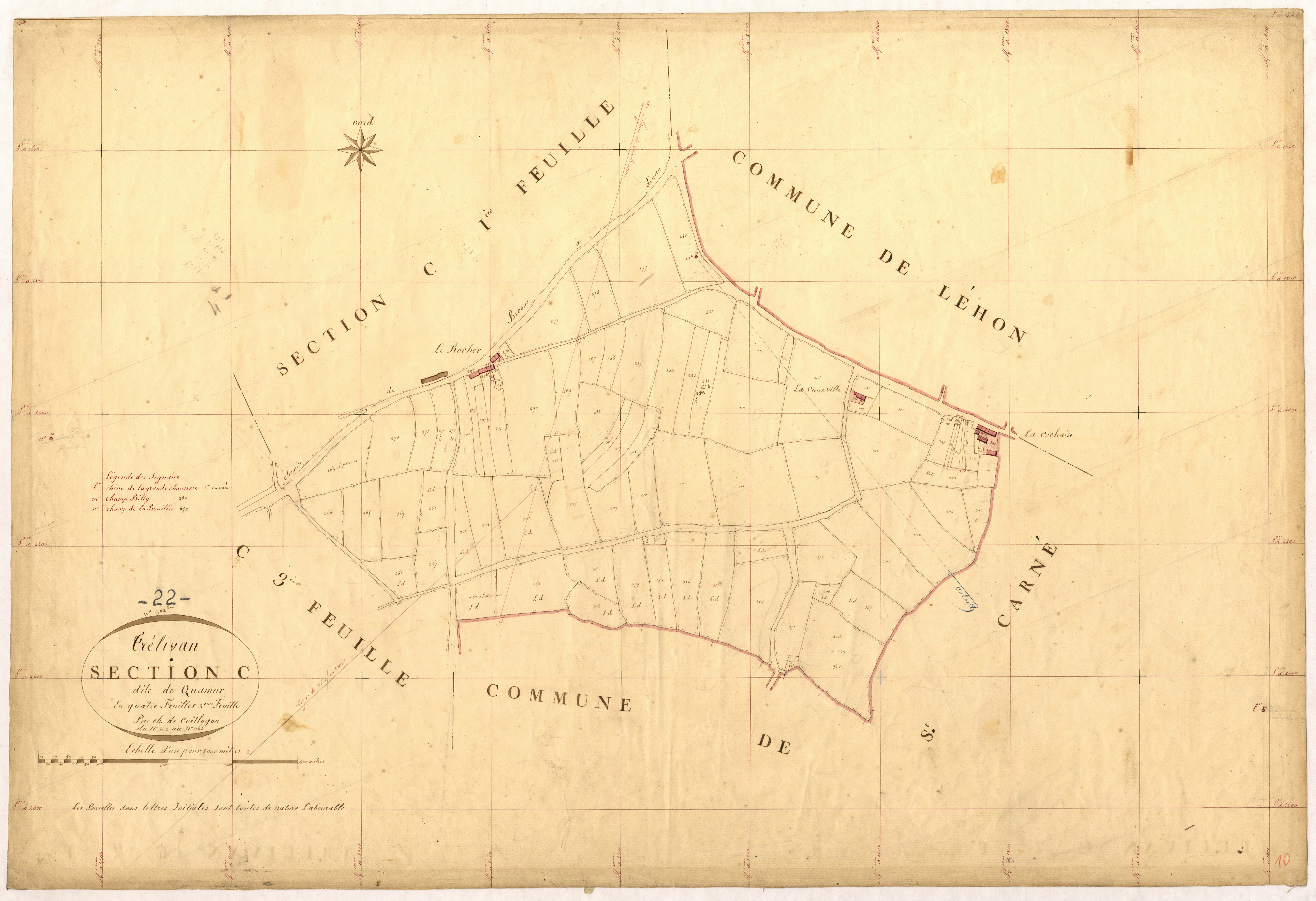 Trélivan - Section C, 2e feuille