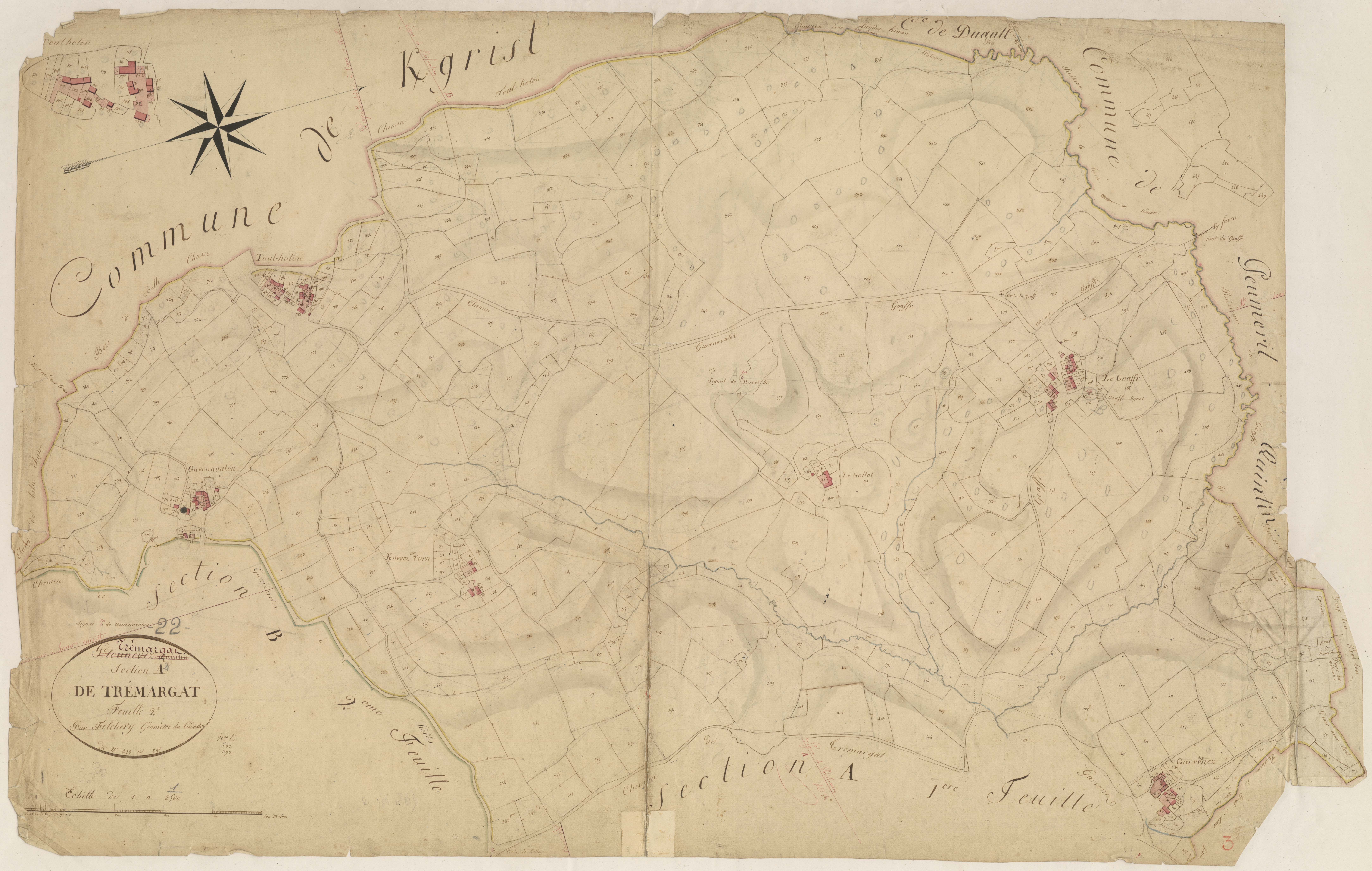 Trémargat - Section A, 2e feuille