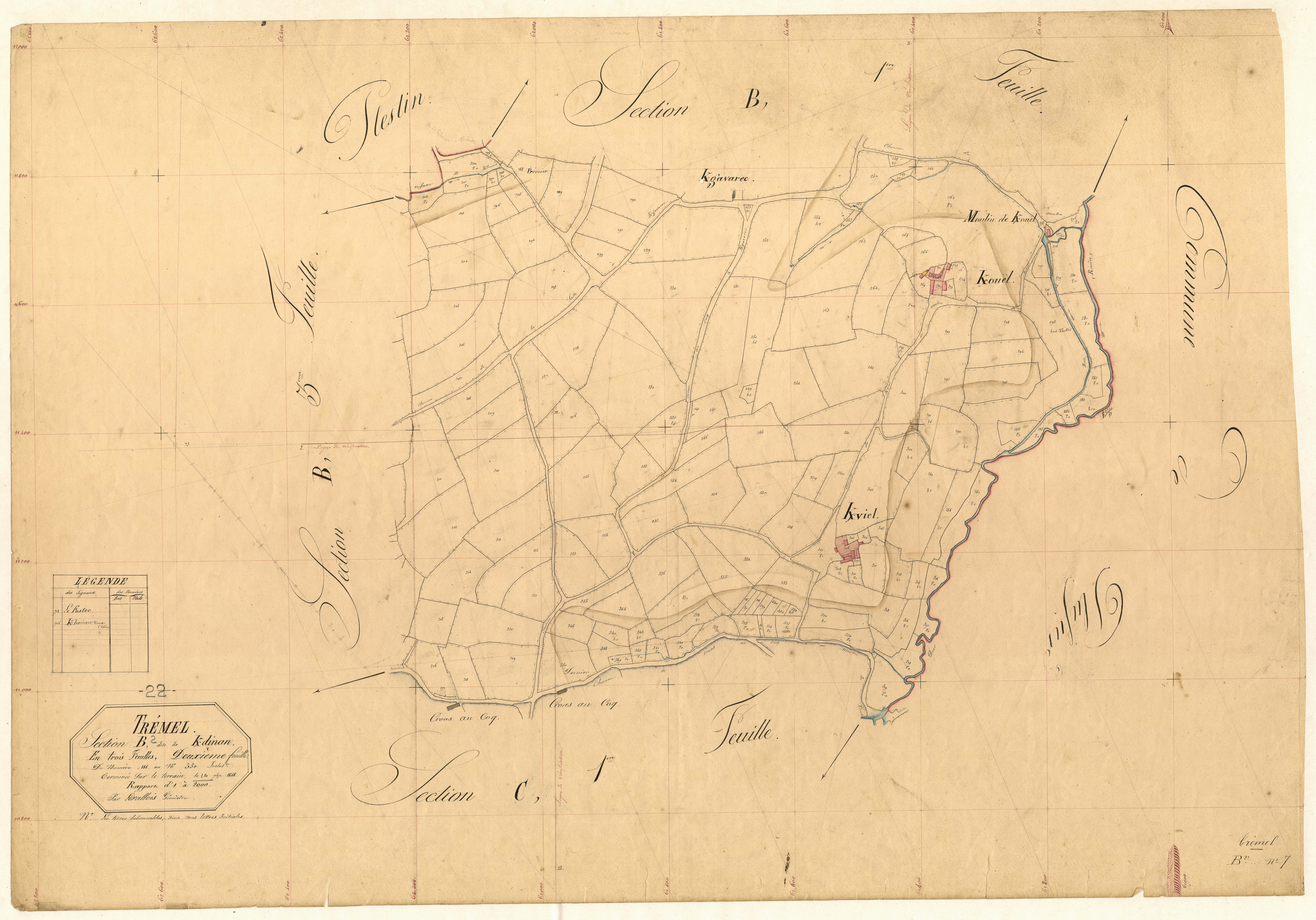 Trémel - Section B, 2e feuille