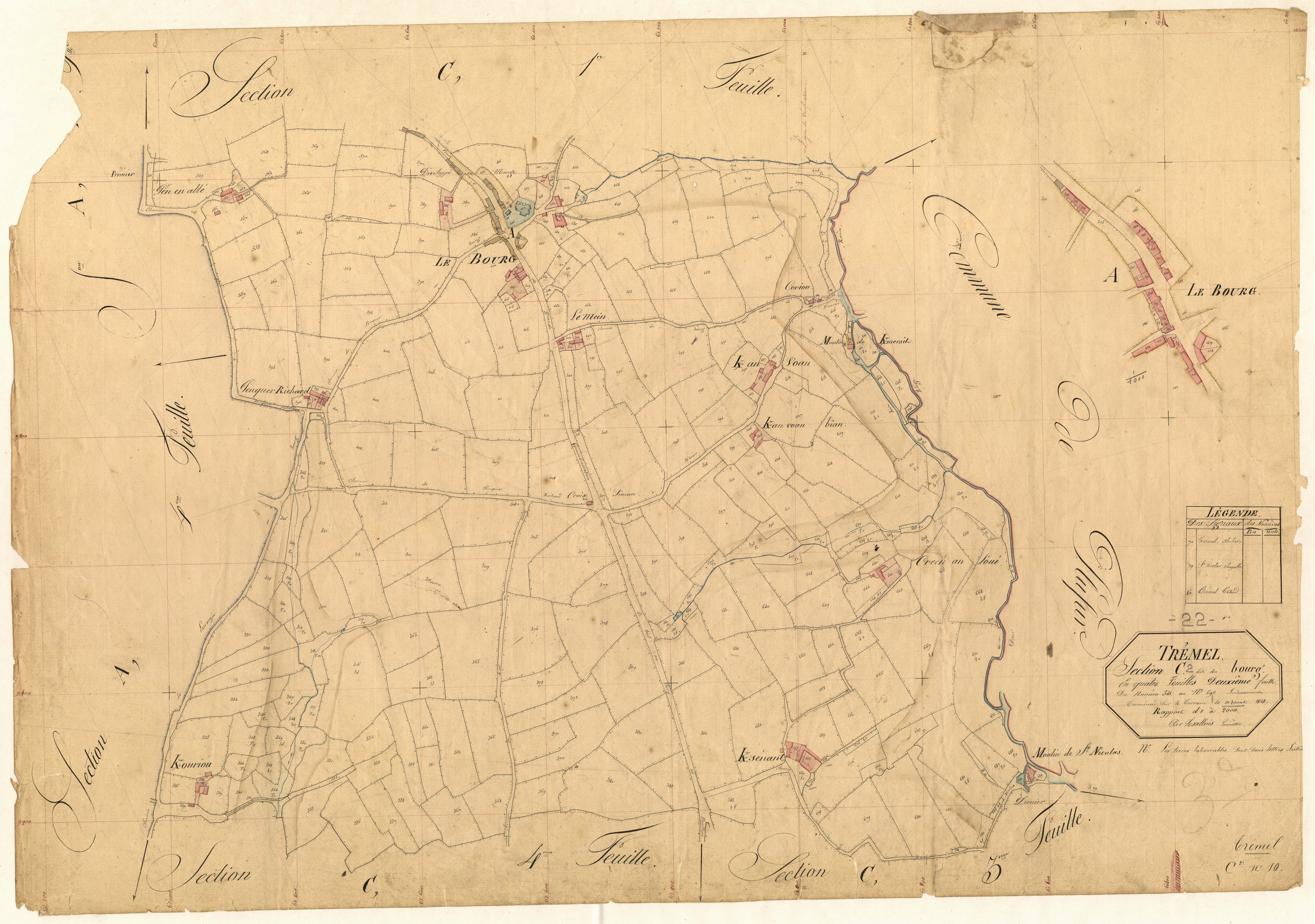 Trémel - Section C, 2e feuille