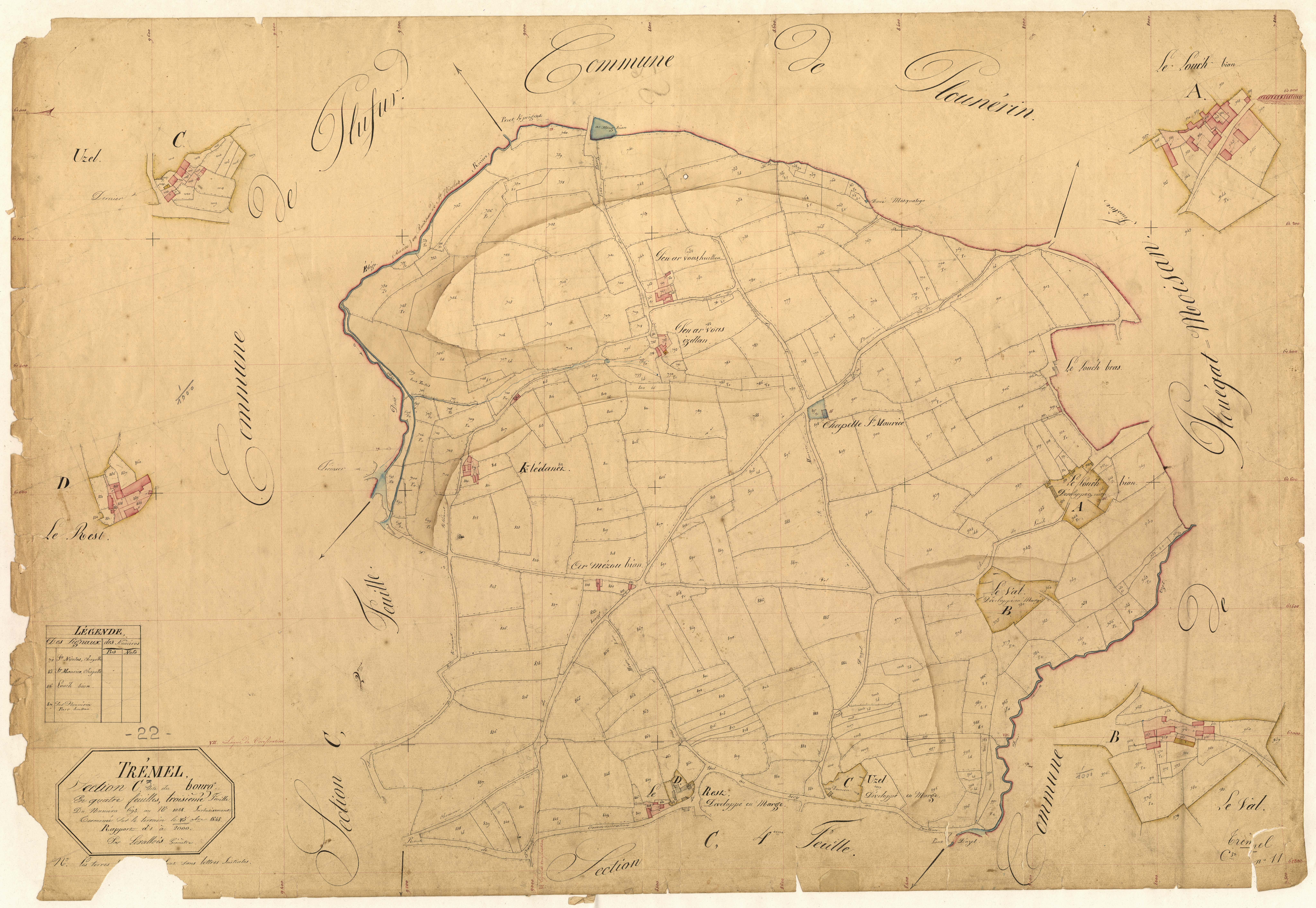 Trémel - Section C, 3e feuille