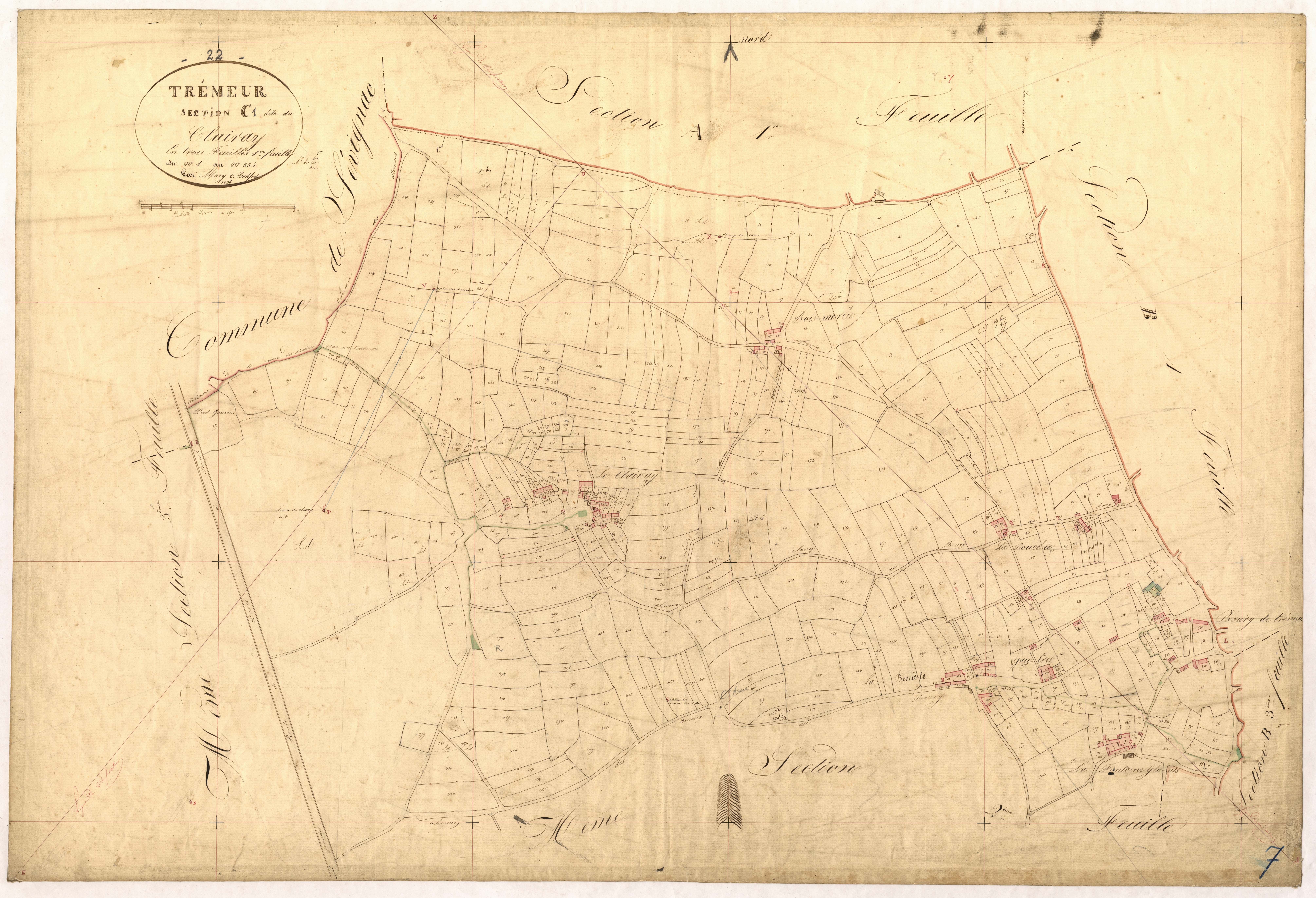 Trémeur - Section C, 1re feuille