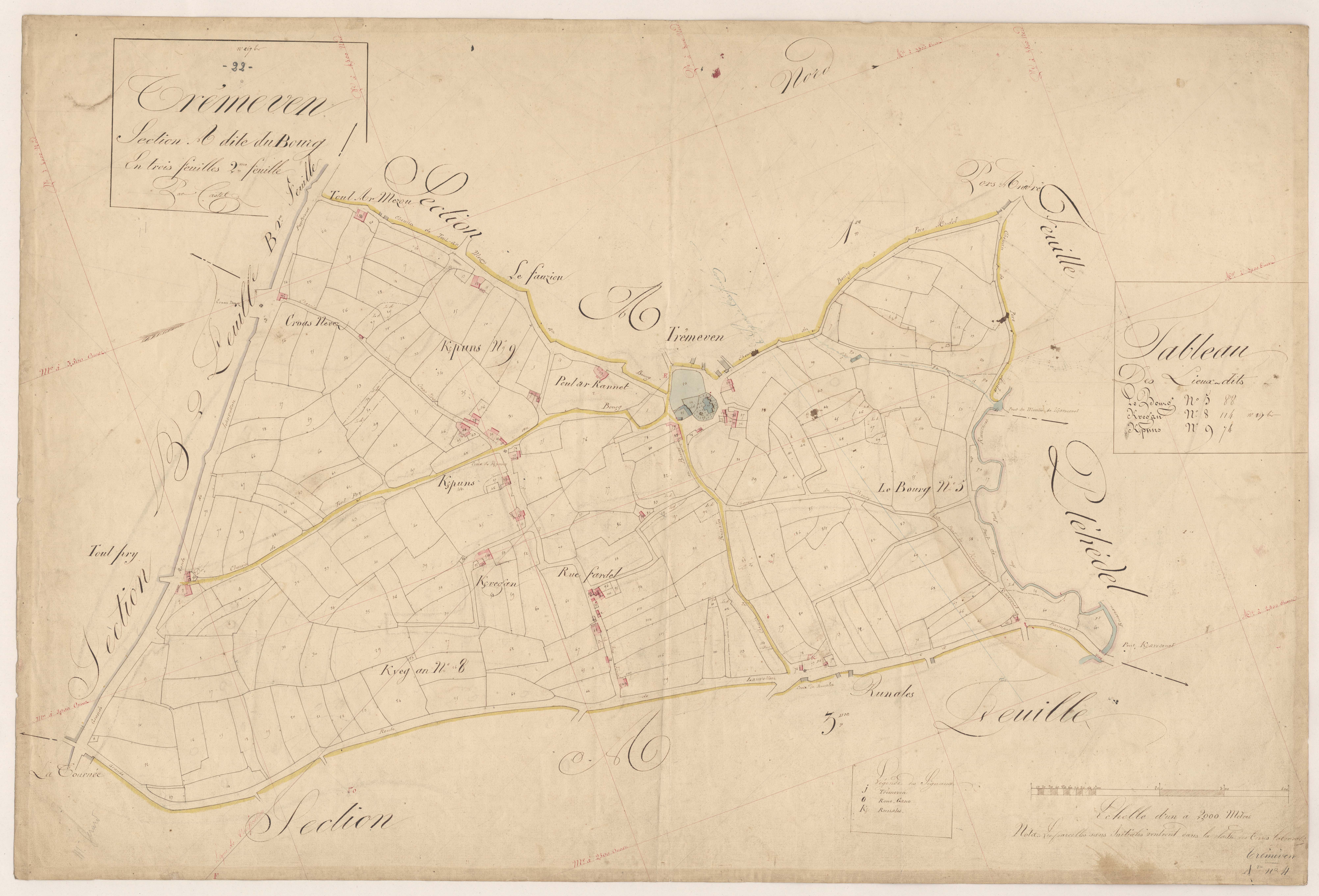Tréméven - Section A, 2e feuille