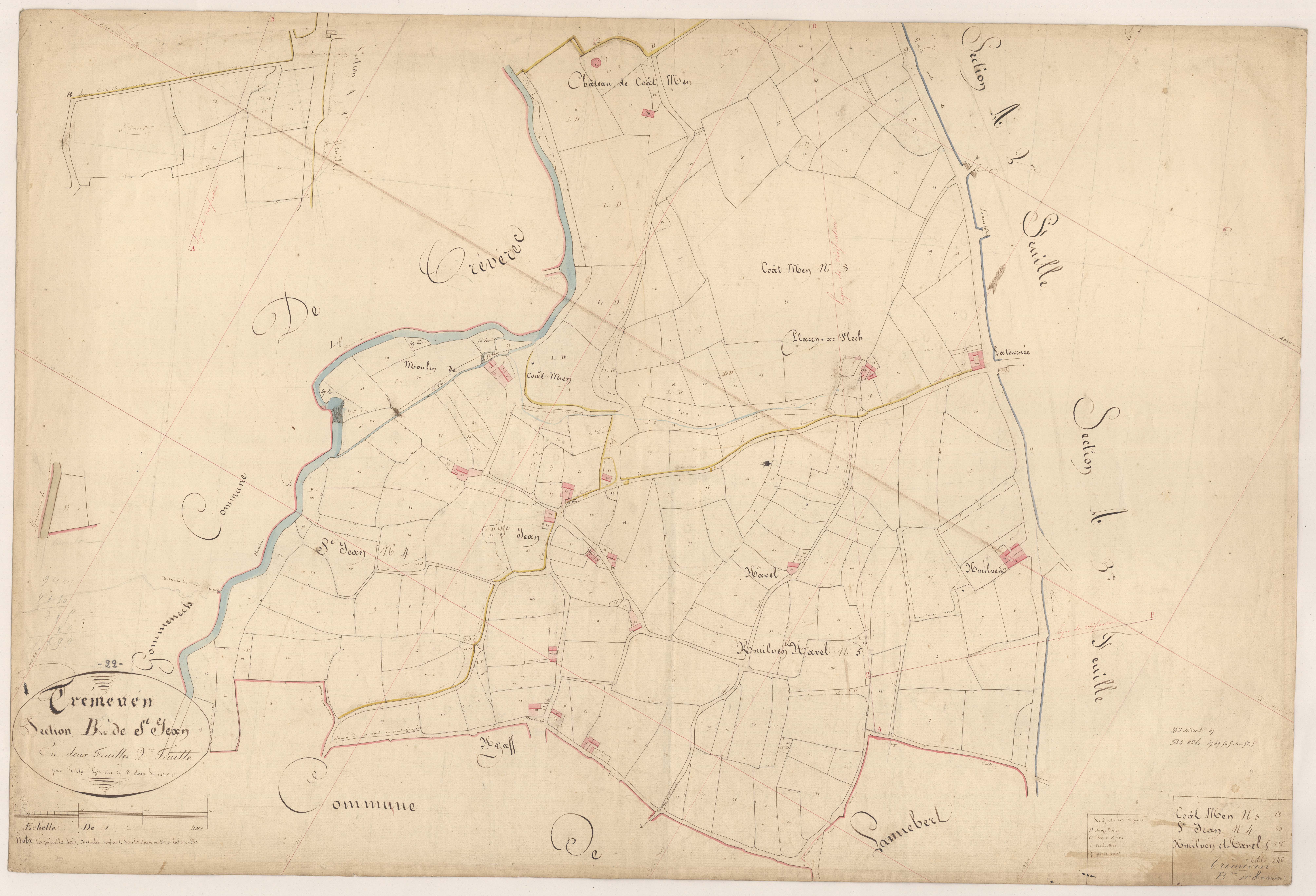 Tréméven - Section B, 2e feuille