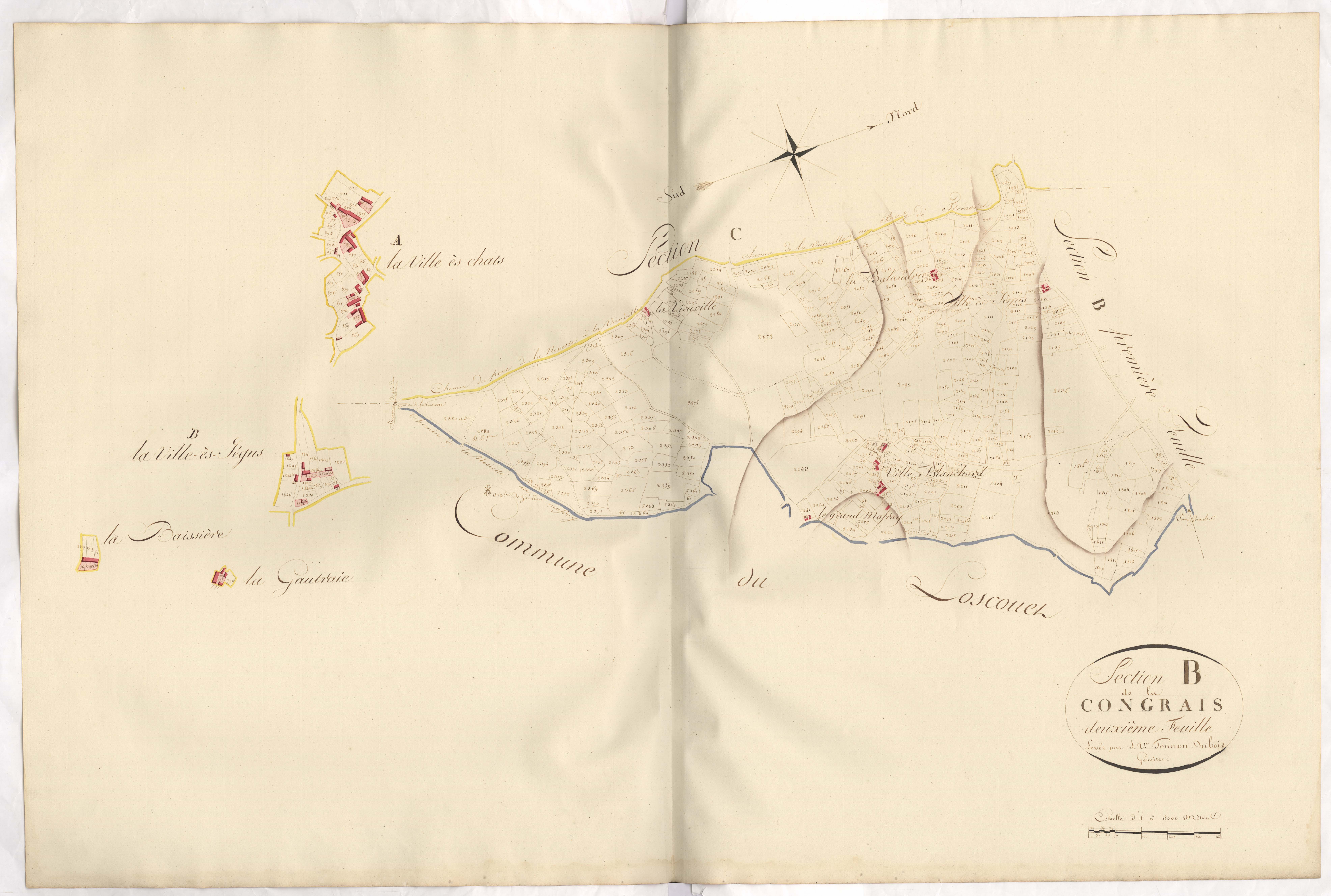 Trémorel - Section B, 2e feuille