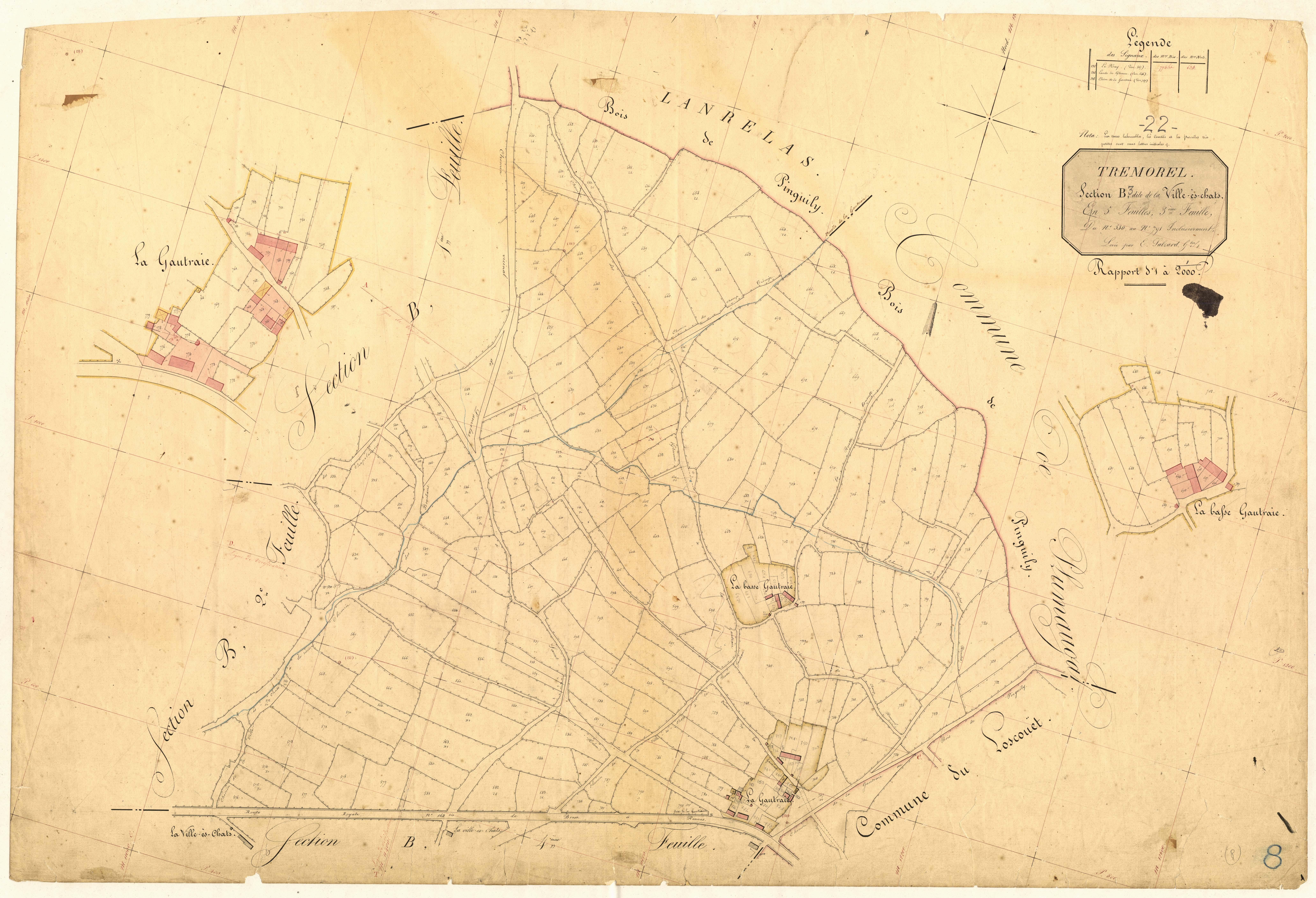 Trémorel - Section B, 3e feuille