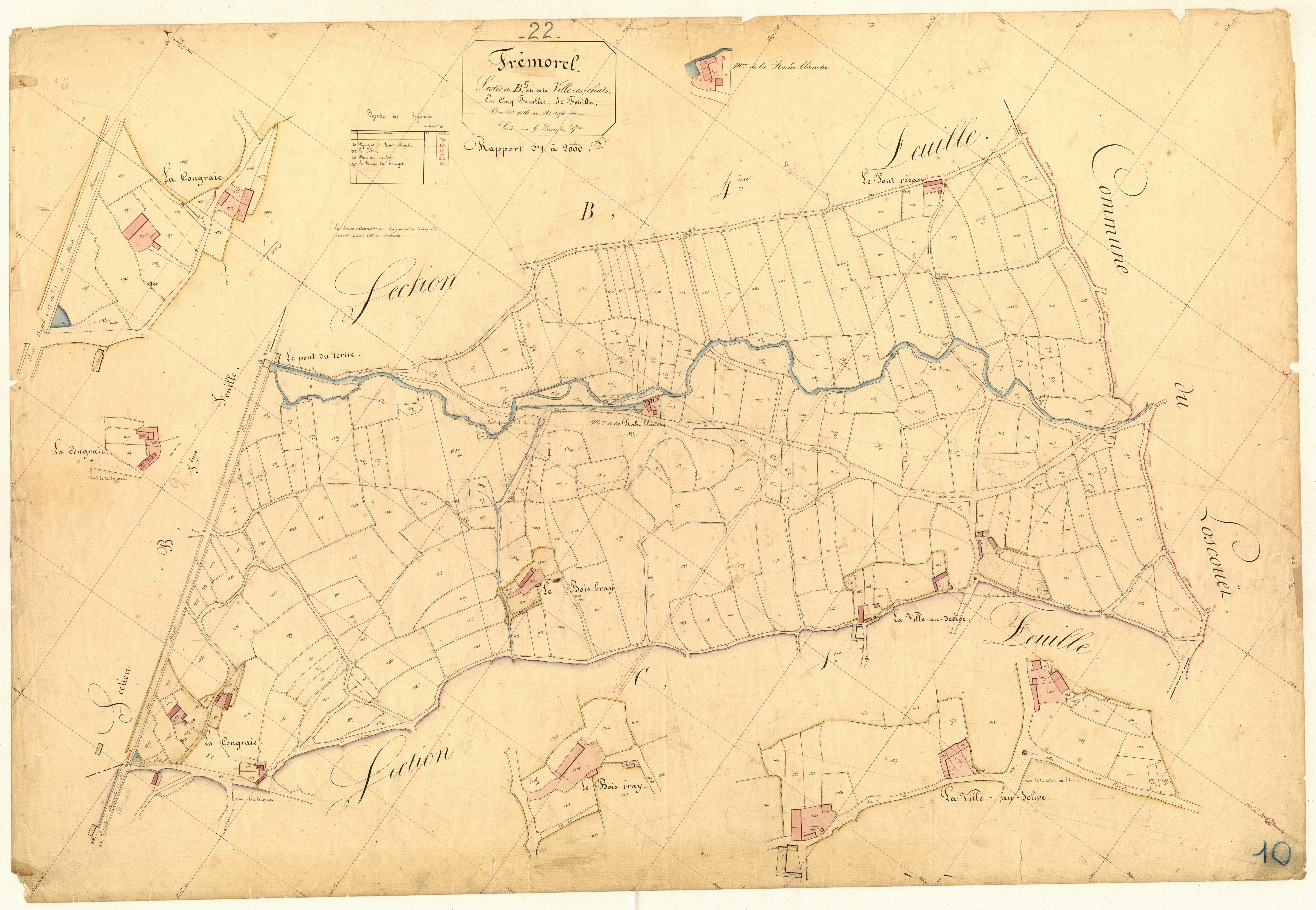 Trémorel - Section B, 5e feuille