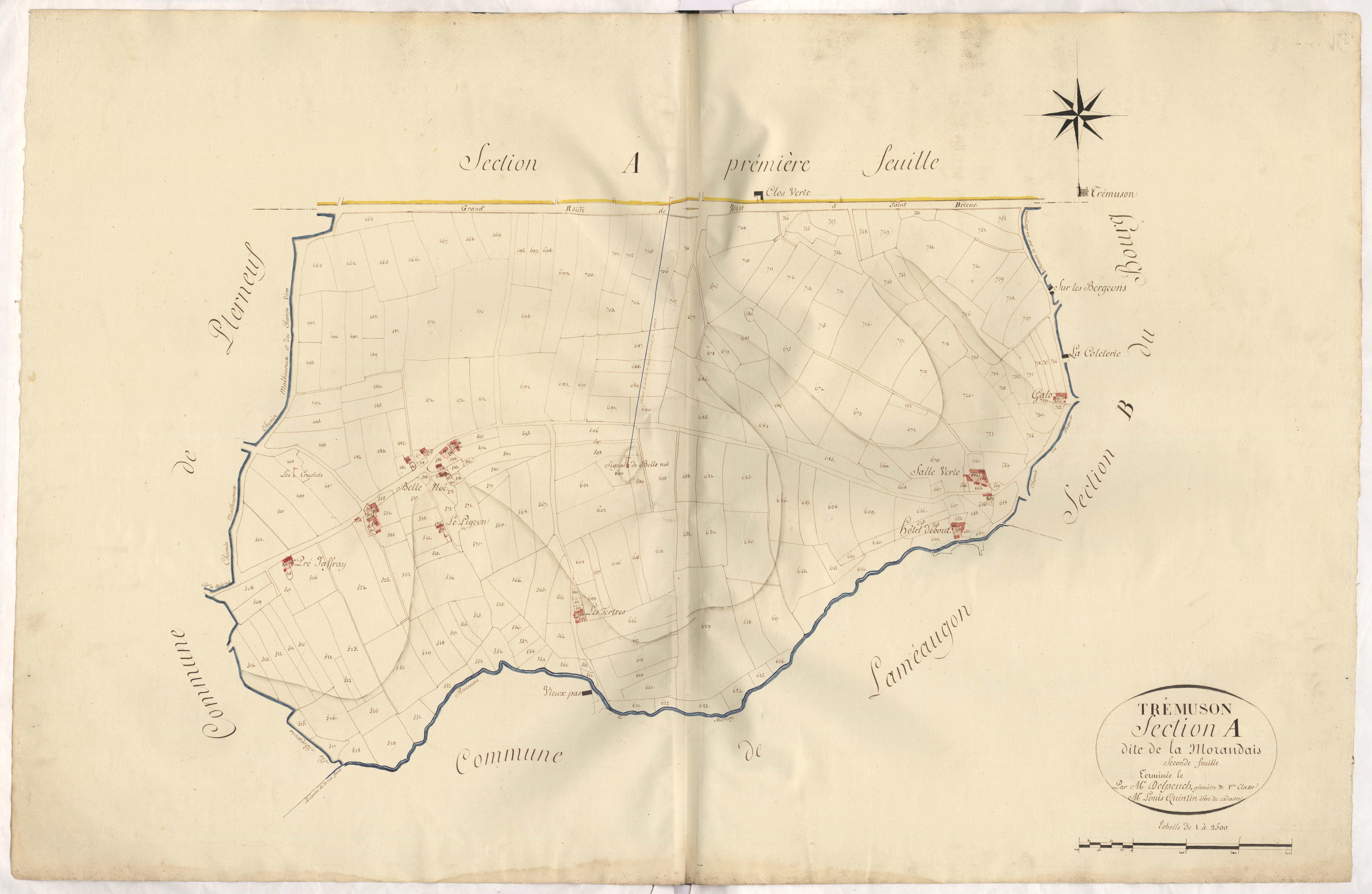 Trémuson - Section A, 2e feuille