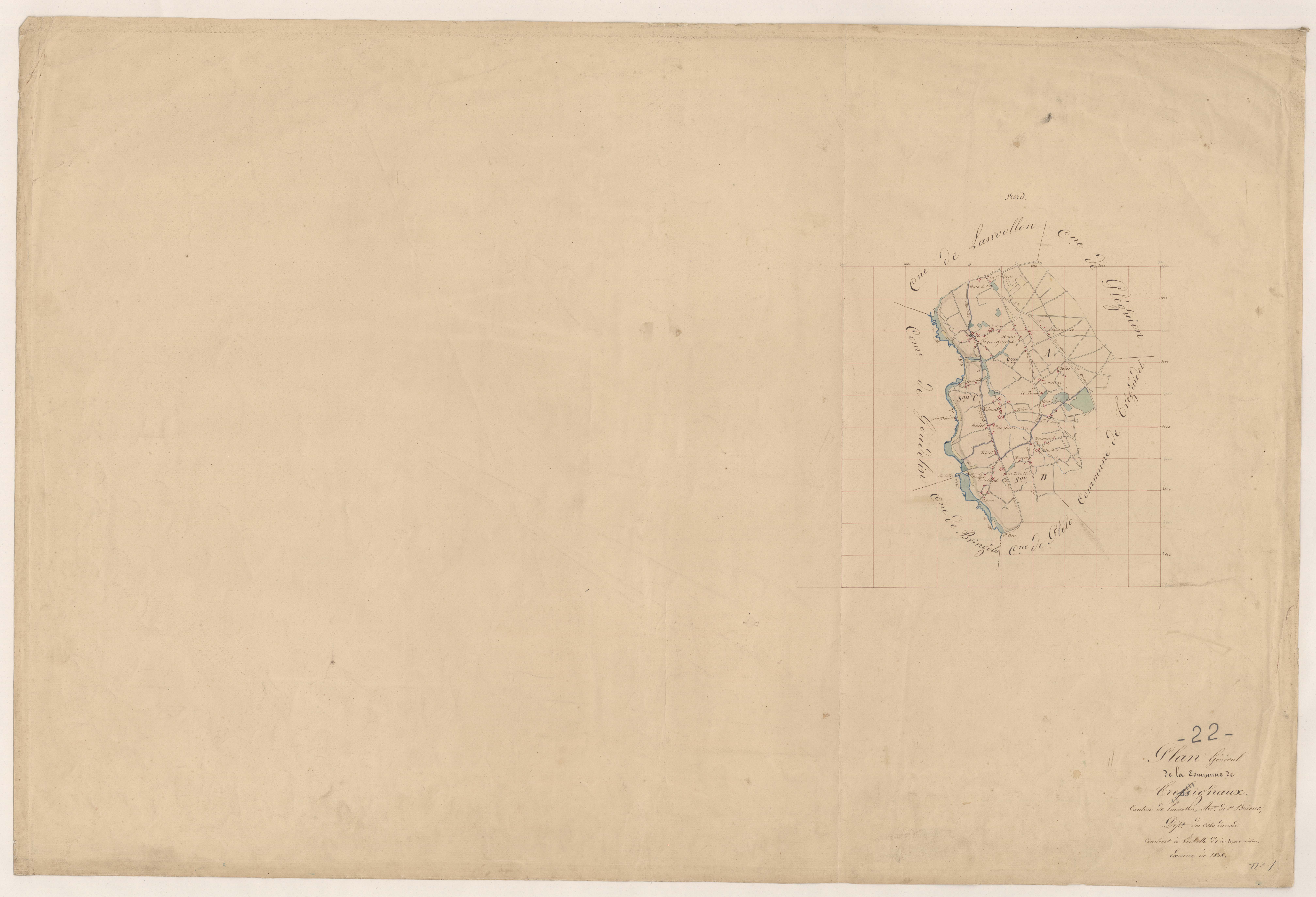 Tressignaux - Plan général