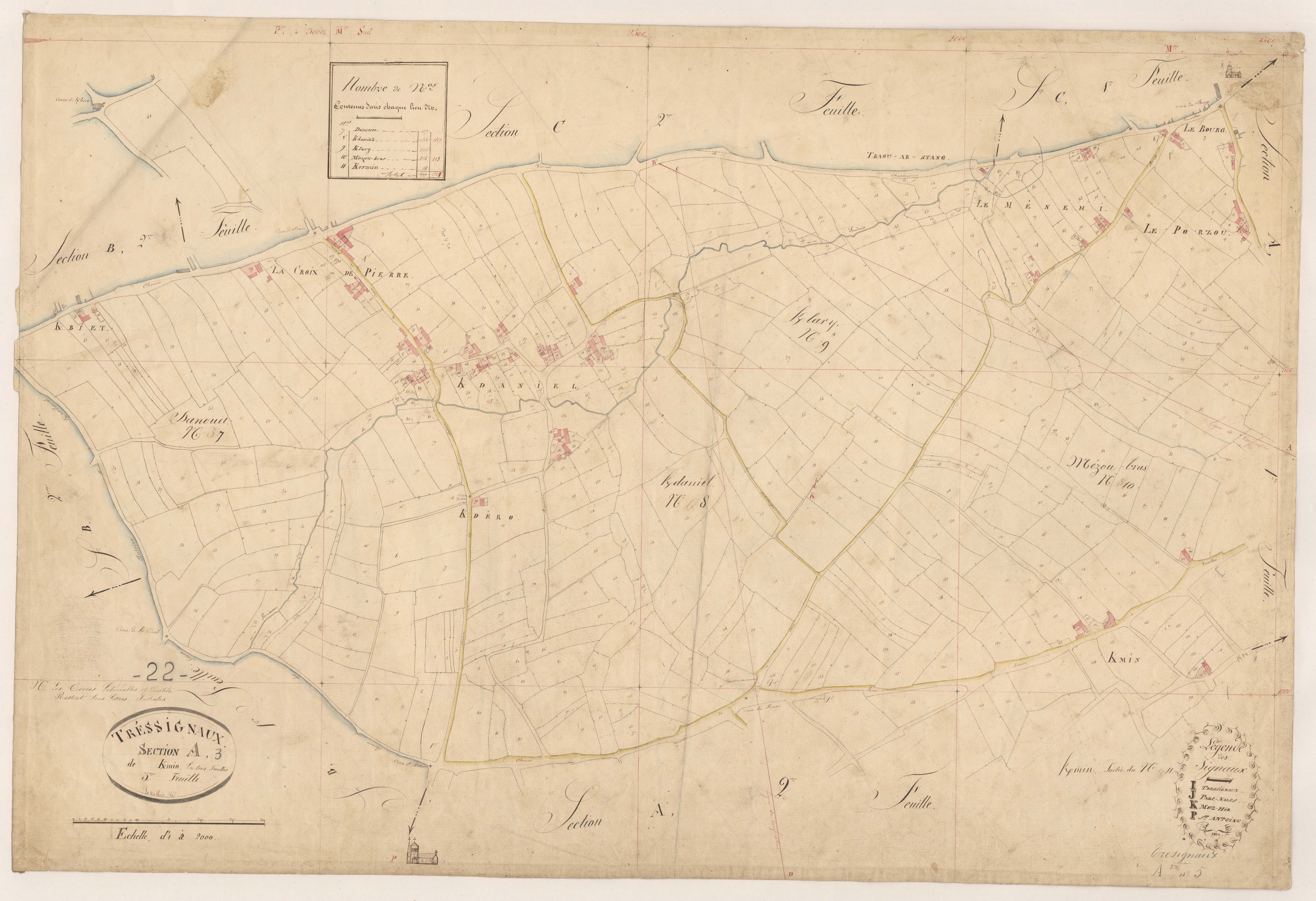 Tressignaux - Section A, 3e feuille