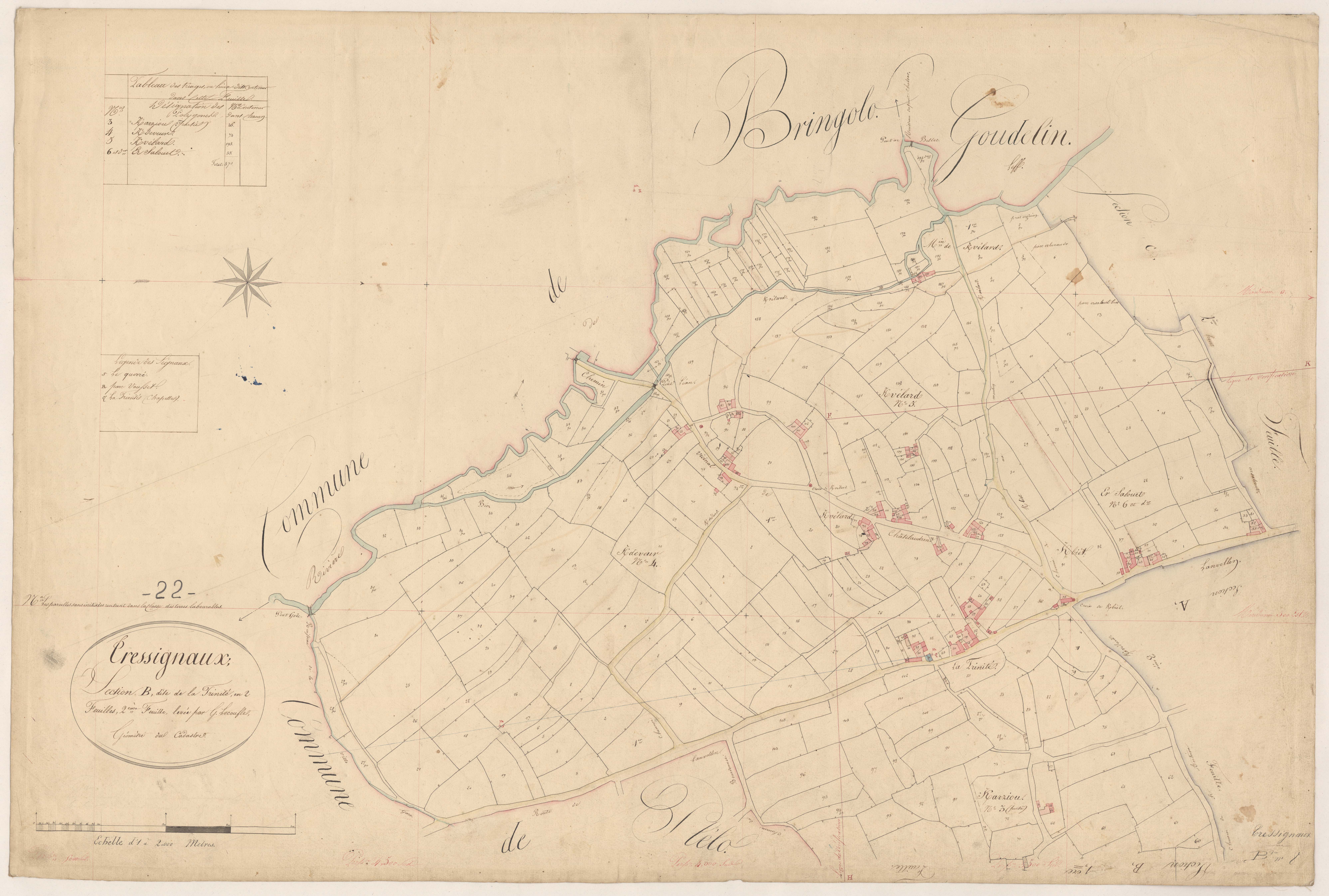 Tressignaux - Section B, 2e feuille