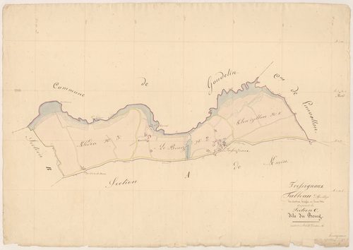 Tressignaux - Tableau d'assemblage : section C