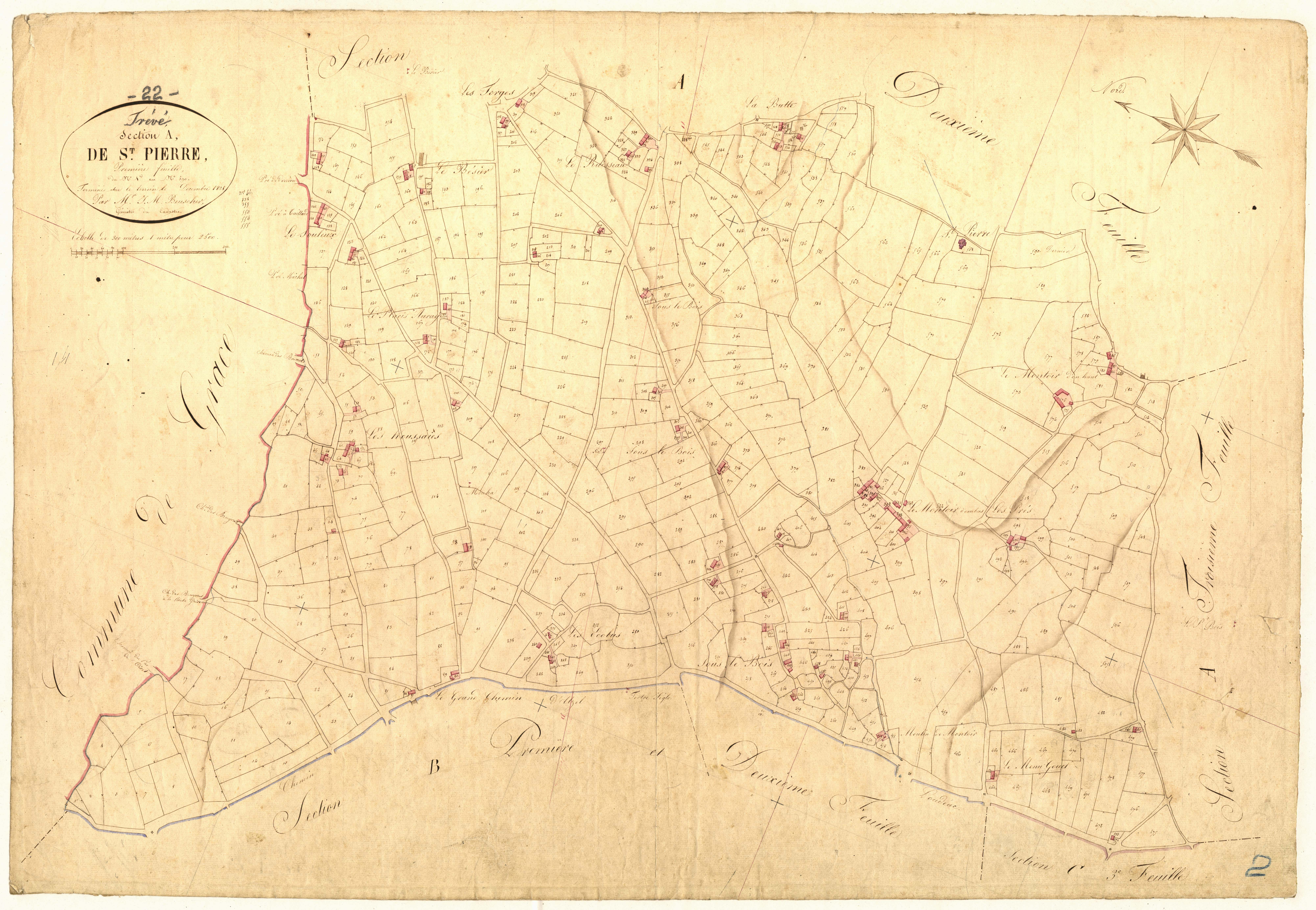 Trévé - Section A, 1re feuille