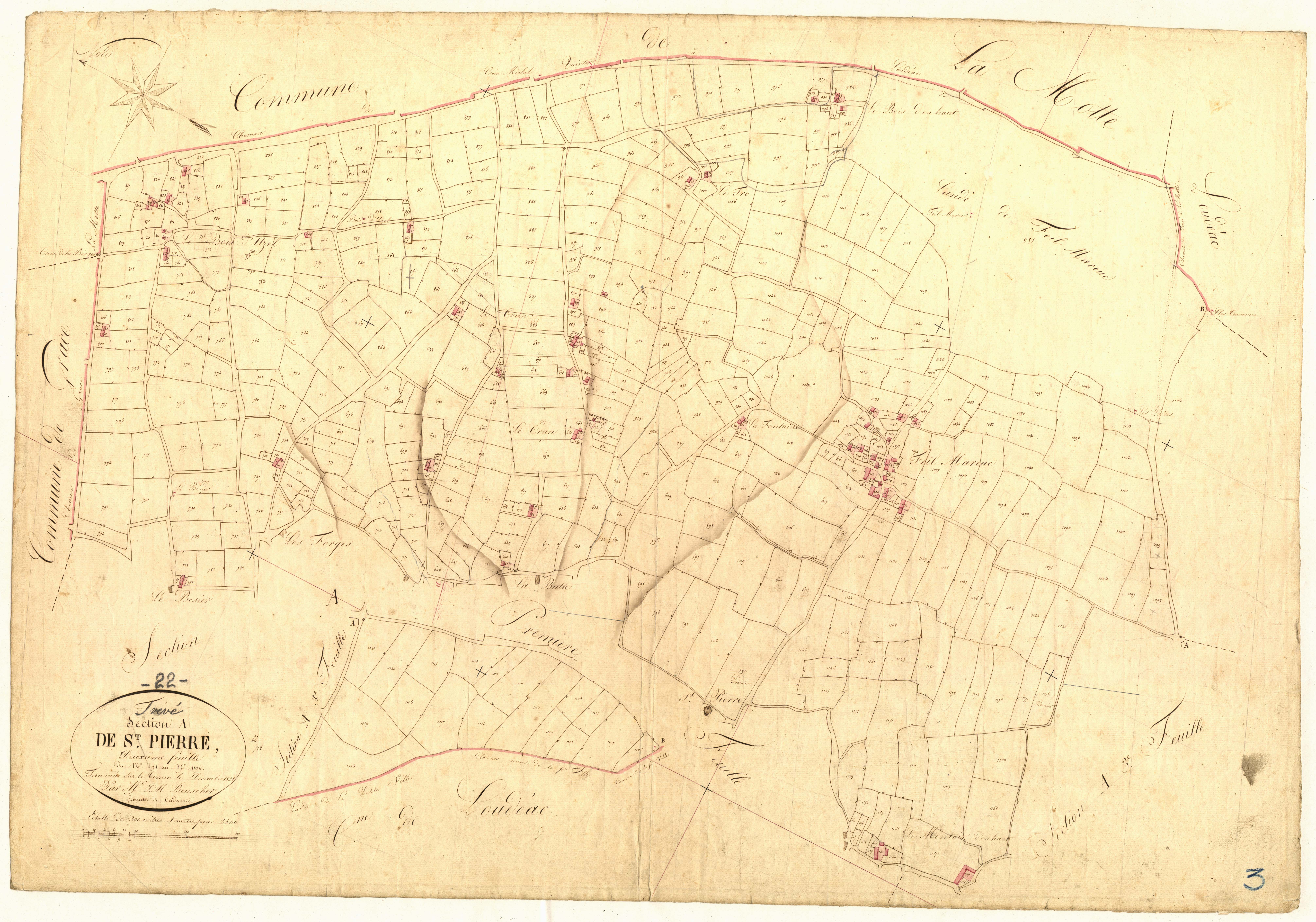 Trévé - Section A, 2e feuille