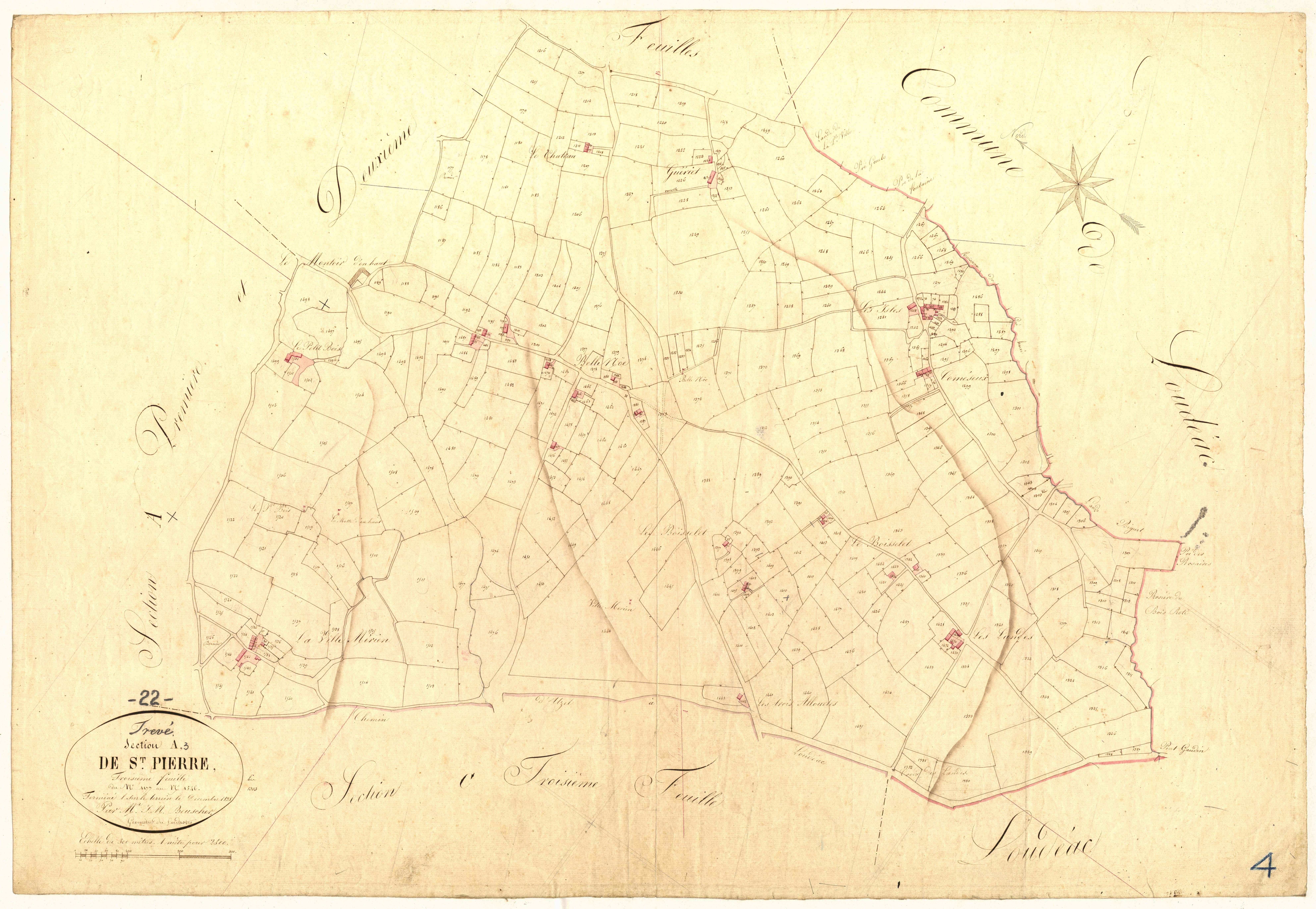 Trévé - Section A, 3e feuille