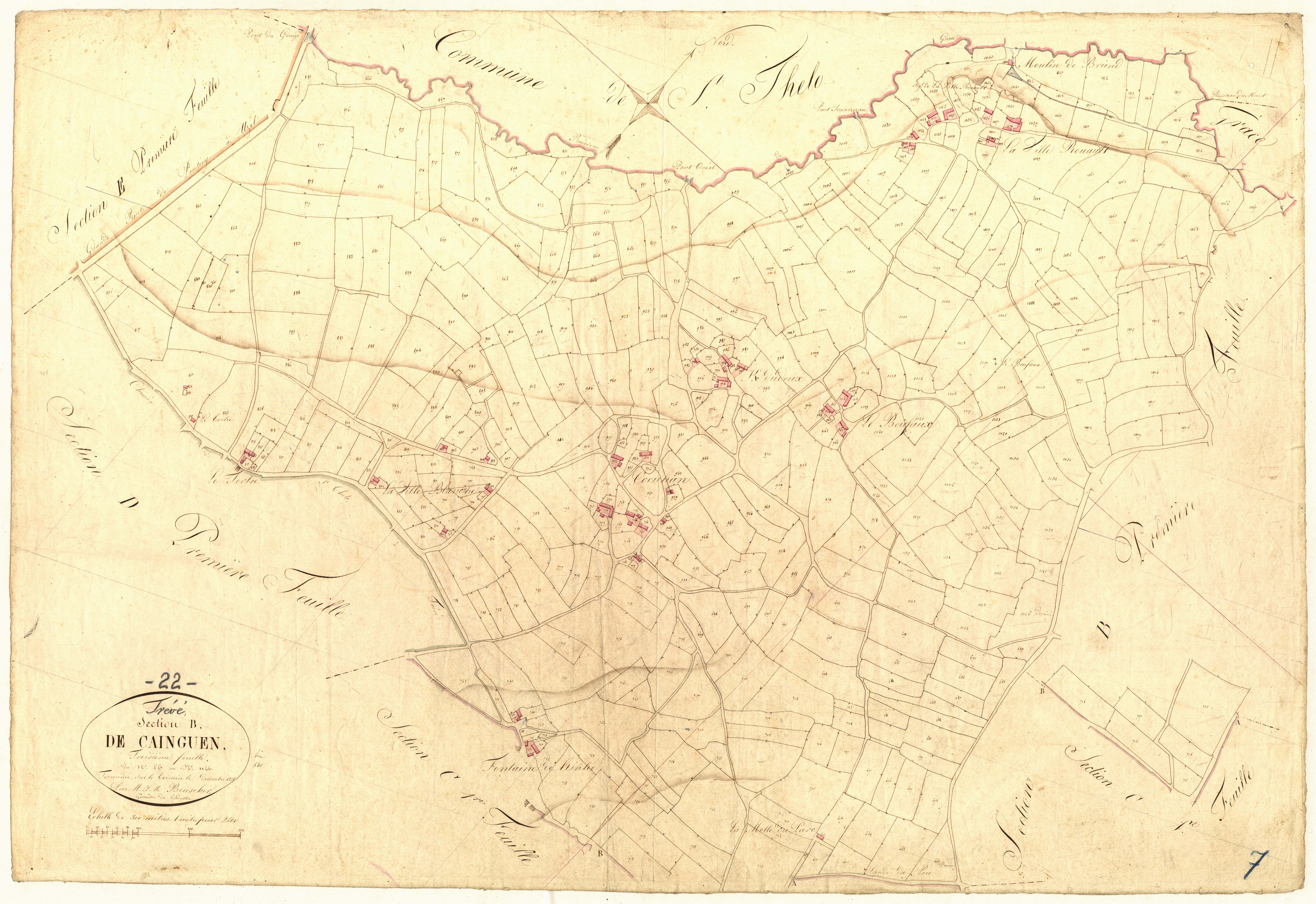 Trévé - Section B, 3e feuille