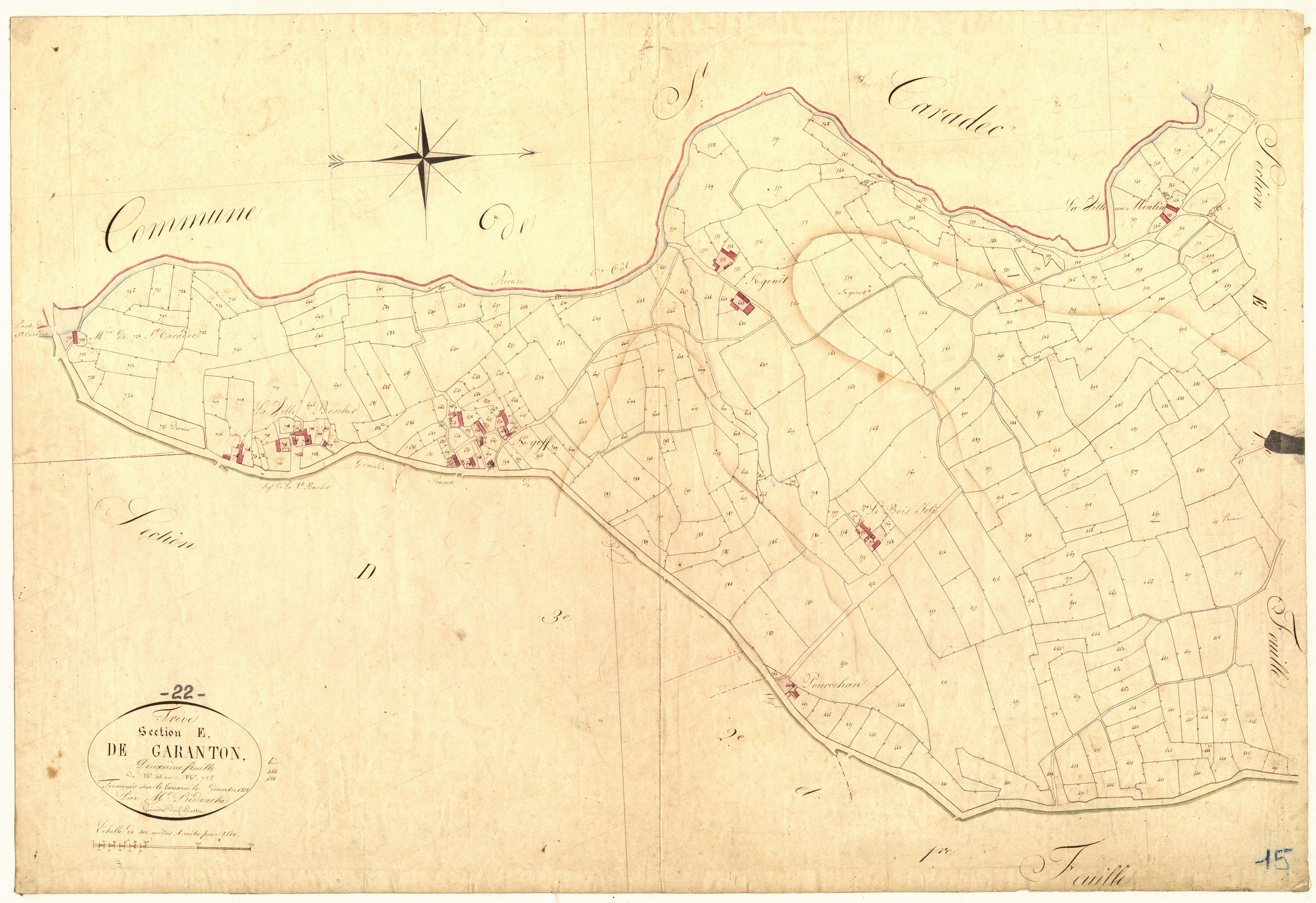 Trévé - Section E, 2e feuille