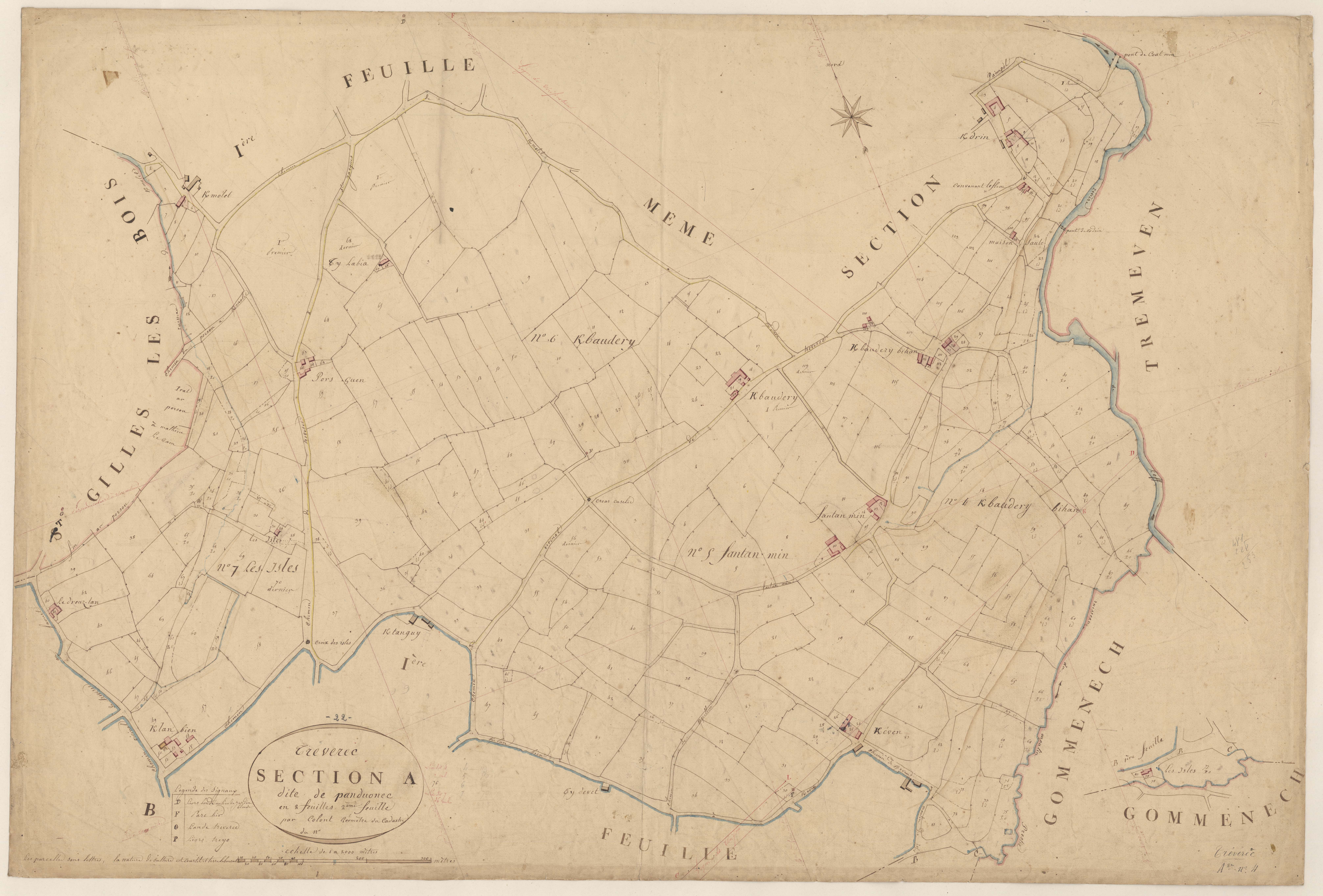 Trévérec - Section A, 2e feuille