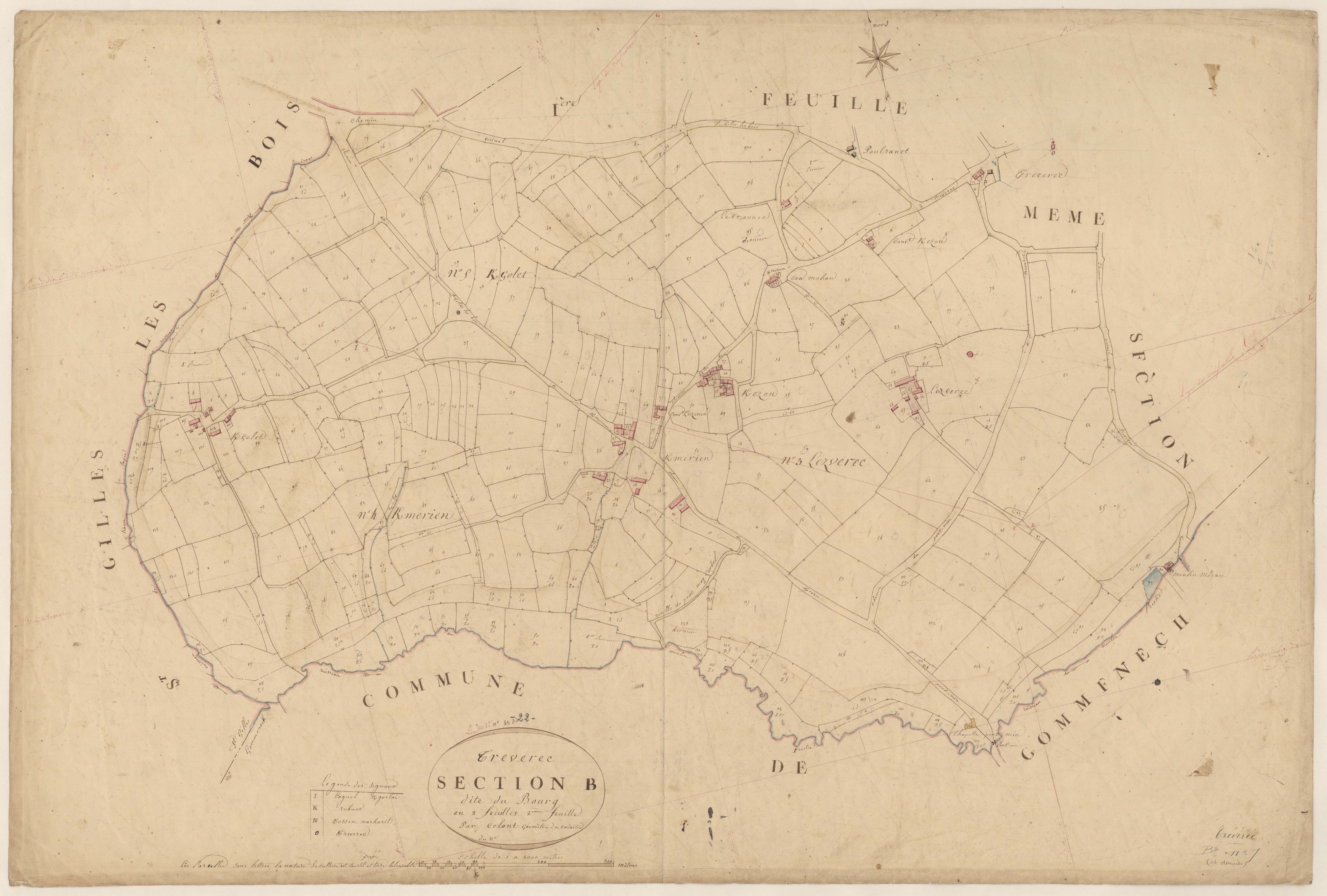 Trévérec - Section B, 2e feuille