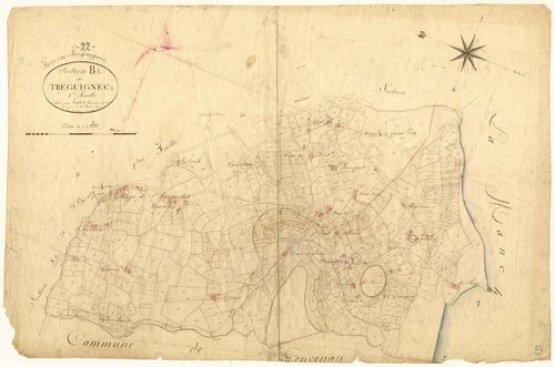 Trévou-Tréguignec - Section B, 2e feuille