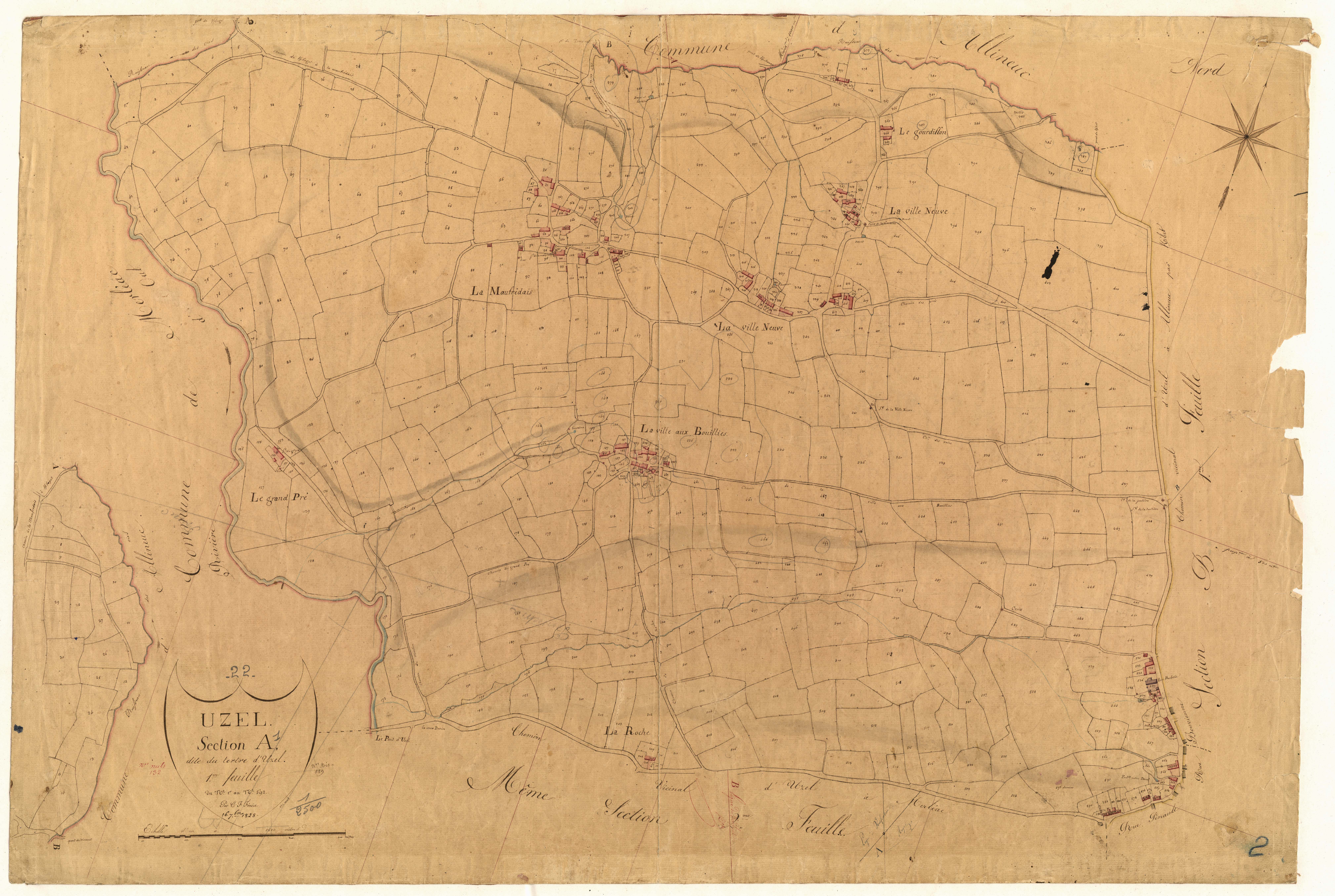 Uzel - Section A, 1re feuille