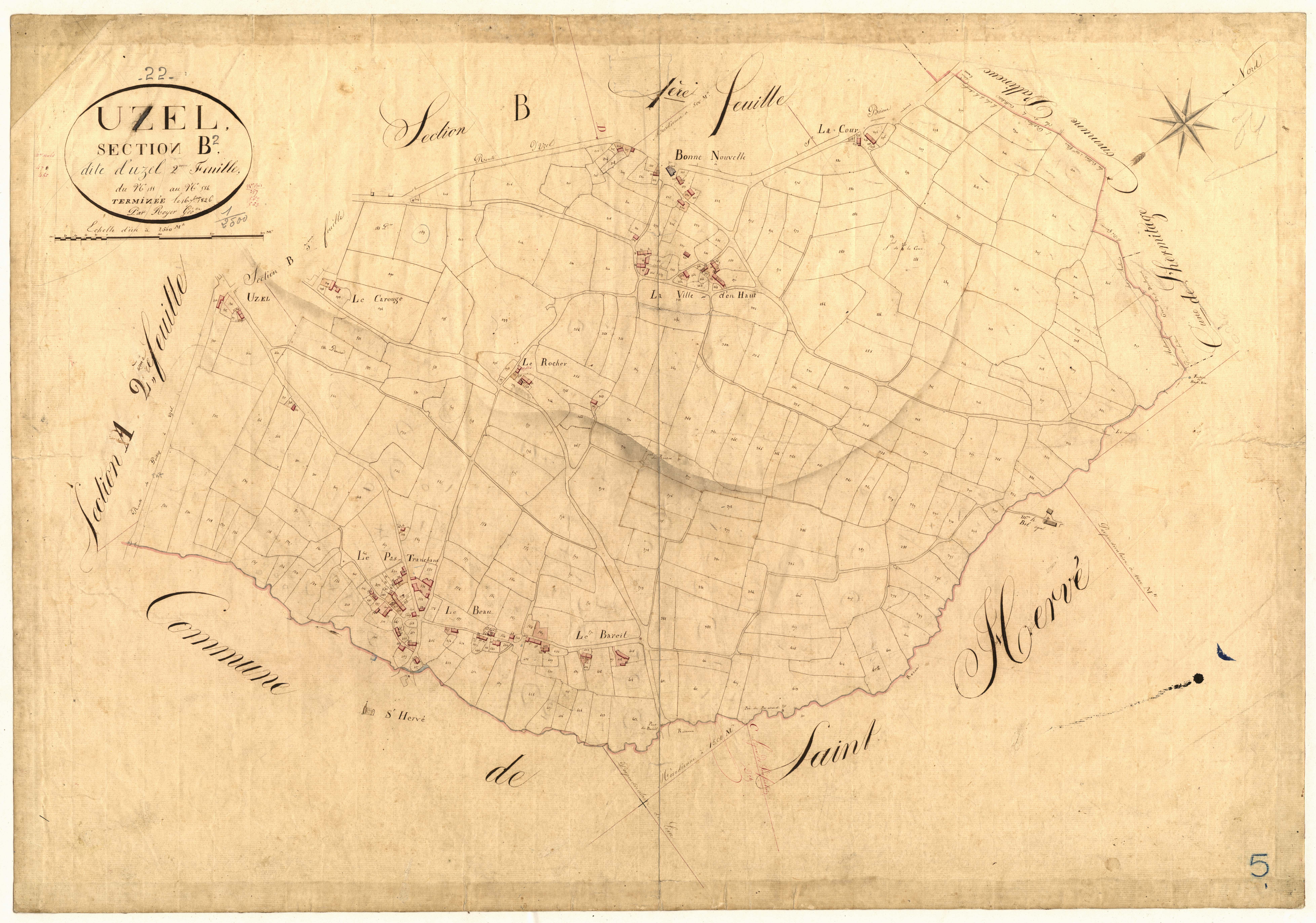 Uzel - Section B, 2e feuille