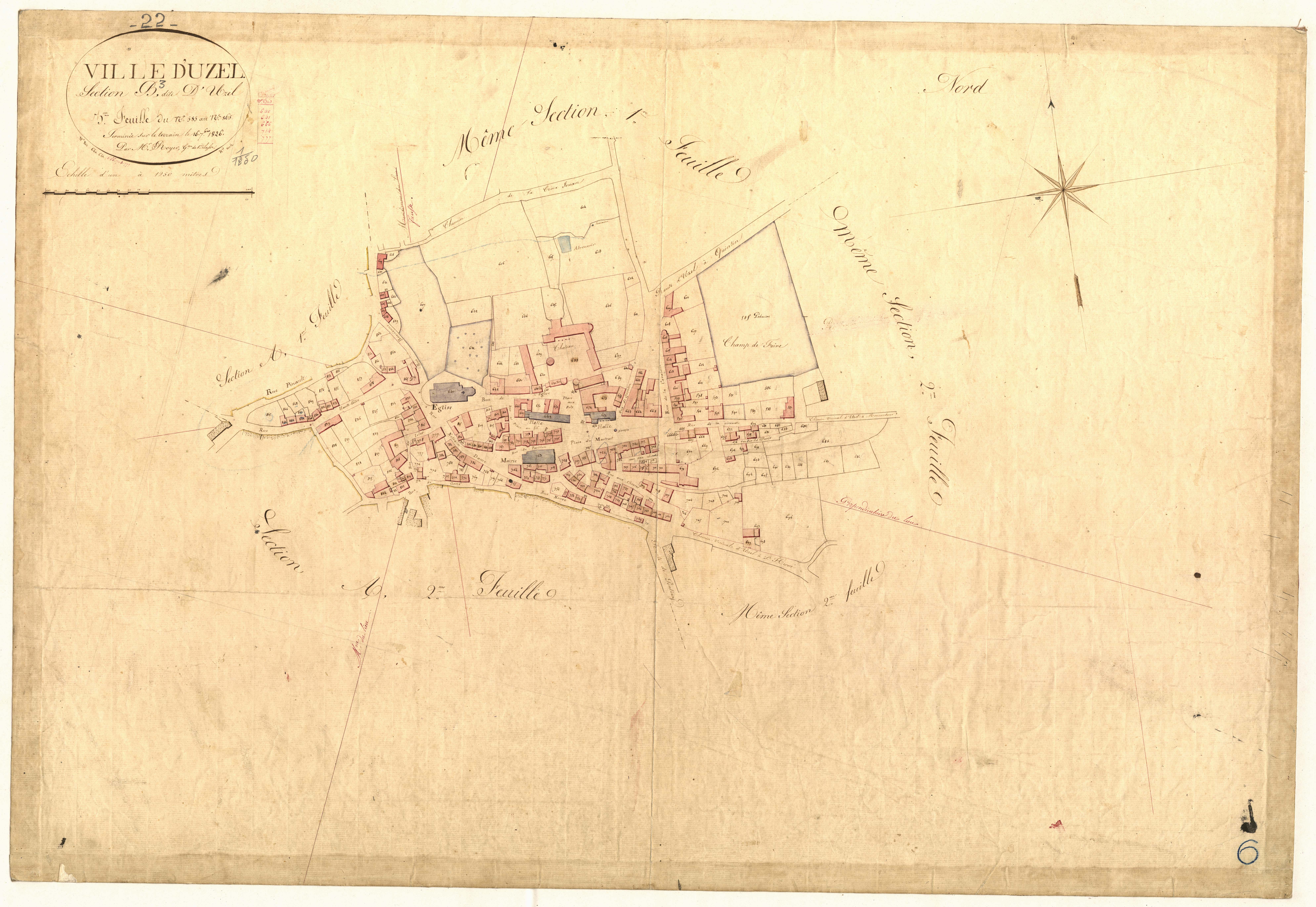 Uzel - Section B, 3e feuille