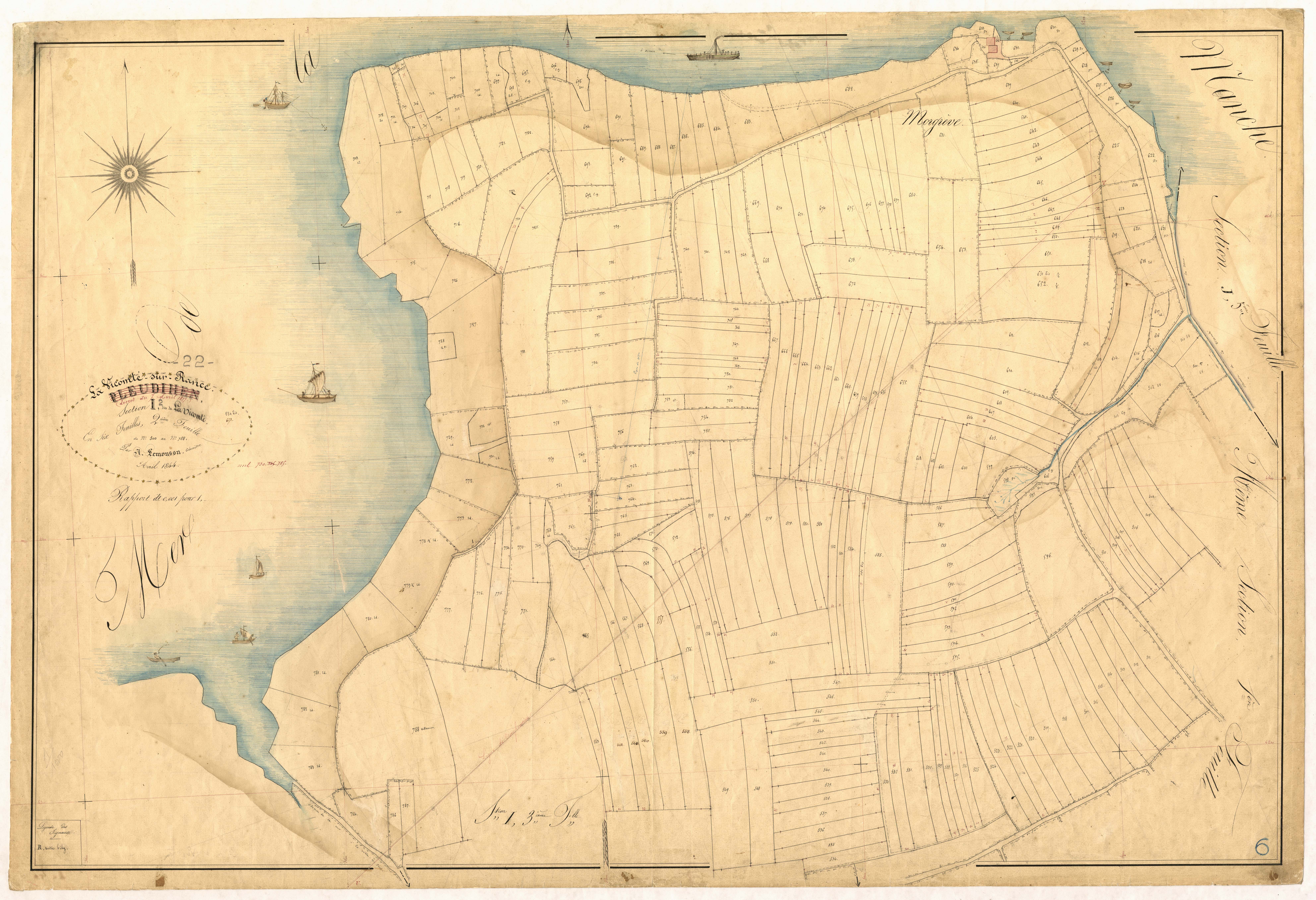 La Vicomté-sur-Rance - Section I, 2e feuille