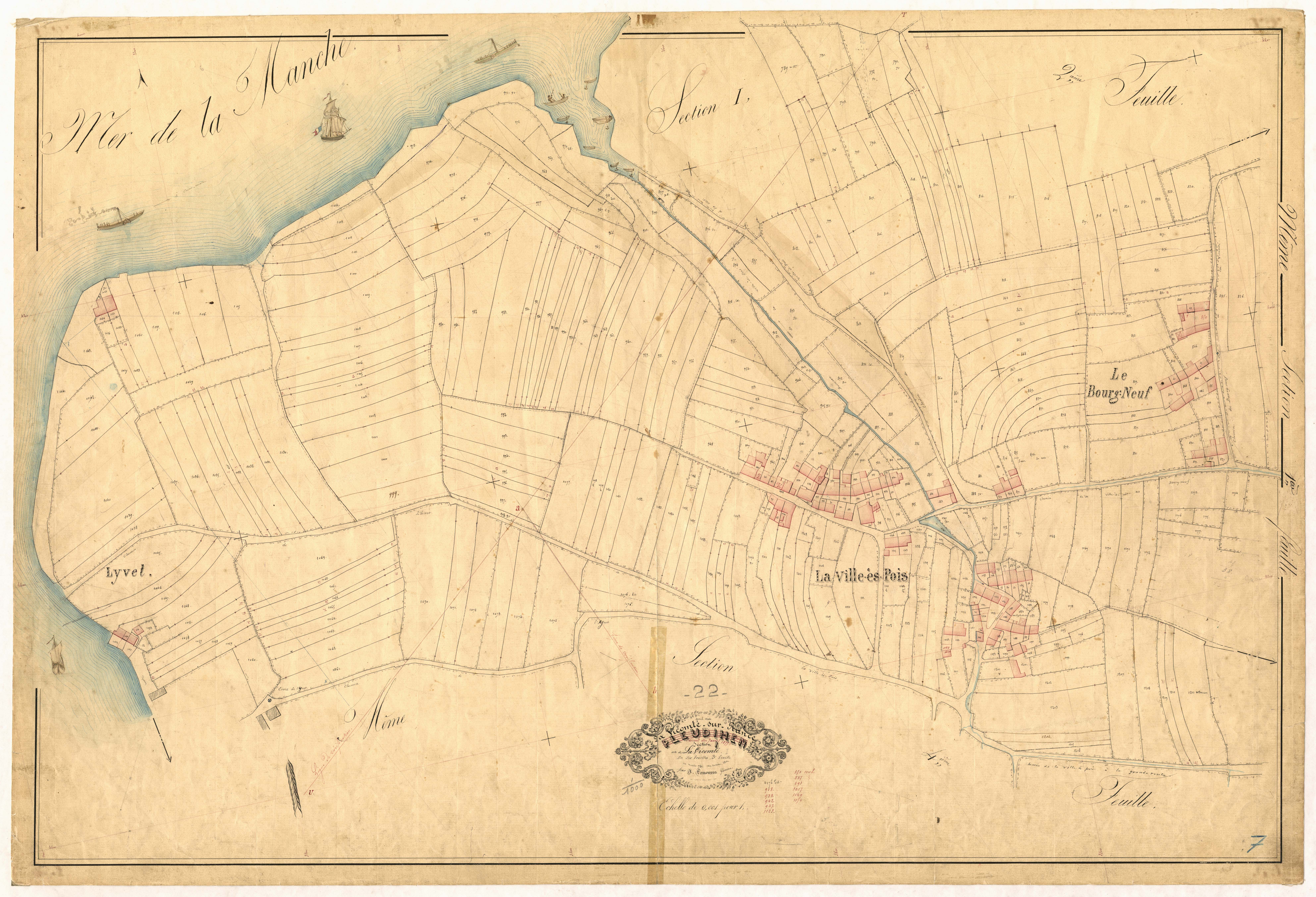La Vicomté-sur-Rance - Section I, 3e feuille