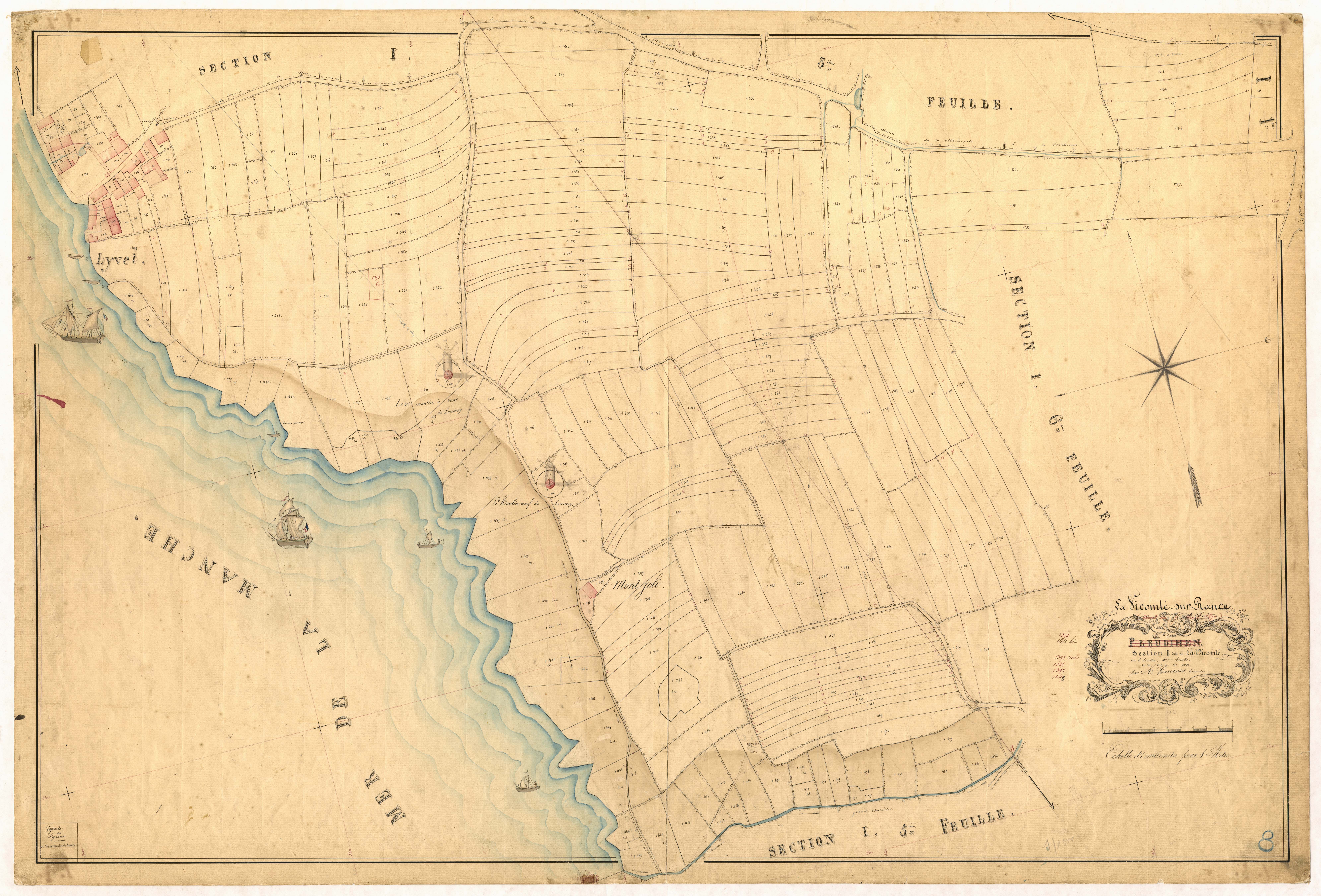 La Vicomté-sur-Rance - Section I, 4e feuille