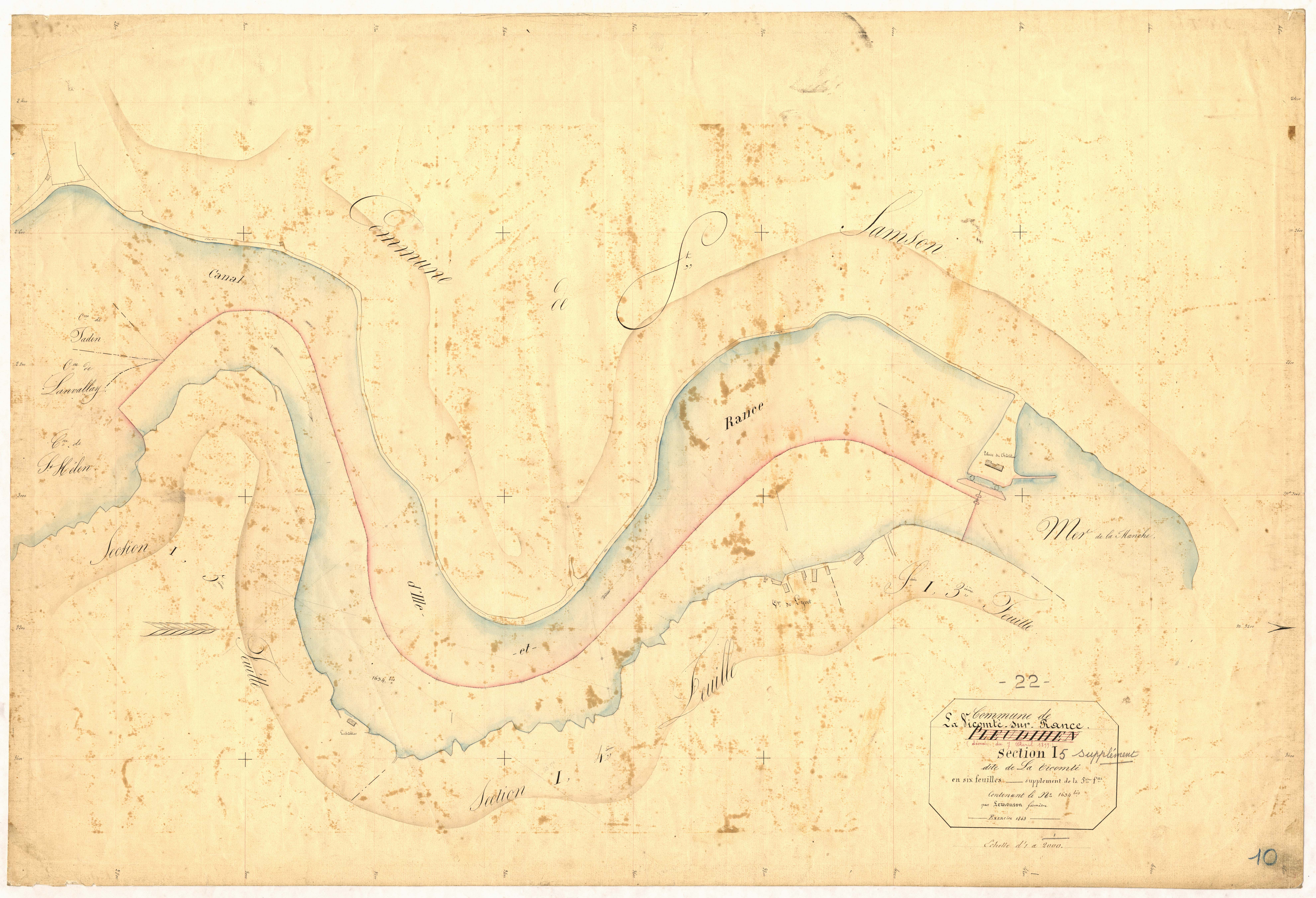 La Vicomté-sur-Rance - Section I, 5e feuille : supplément