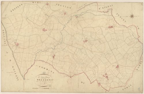 Le Vieux-Bourg - Section C, 1re feuille
