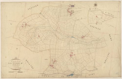 Le Vieux-Bourg - Section D, 3e feuille