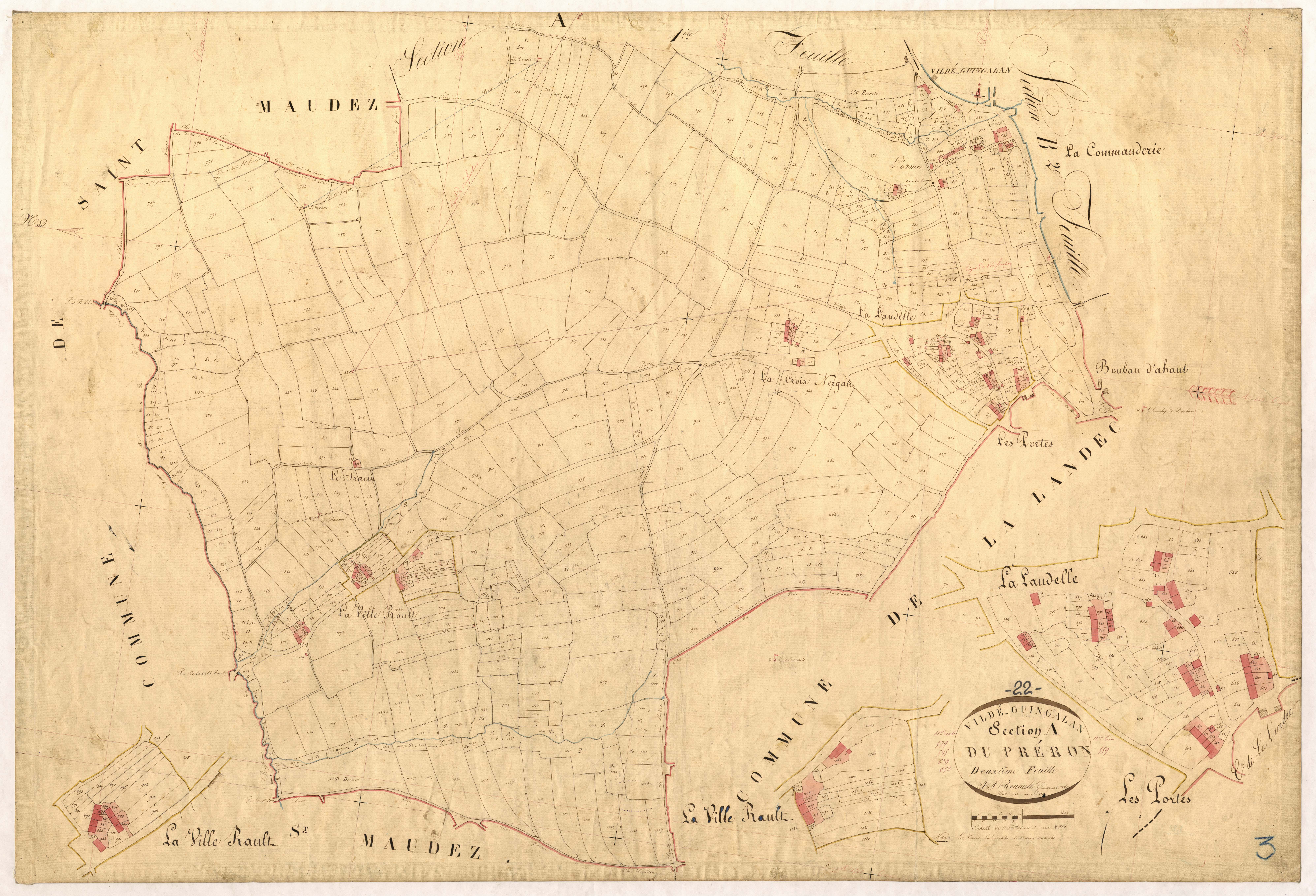 Vildé-Guingalan - Section A, 2e feuille