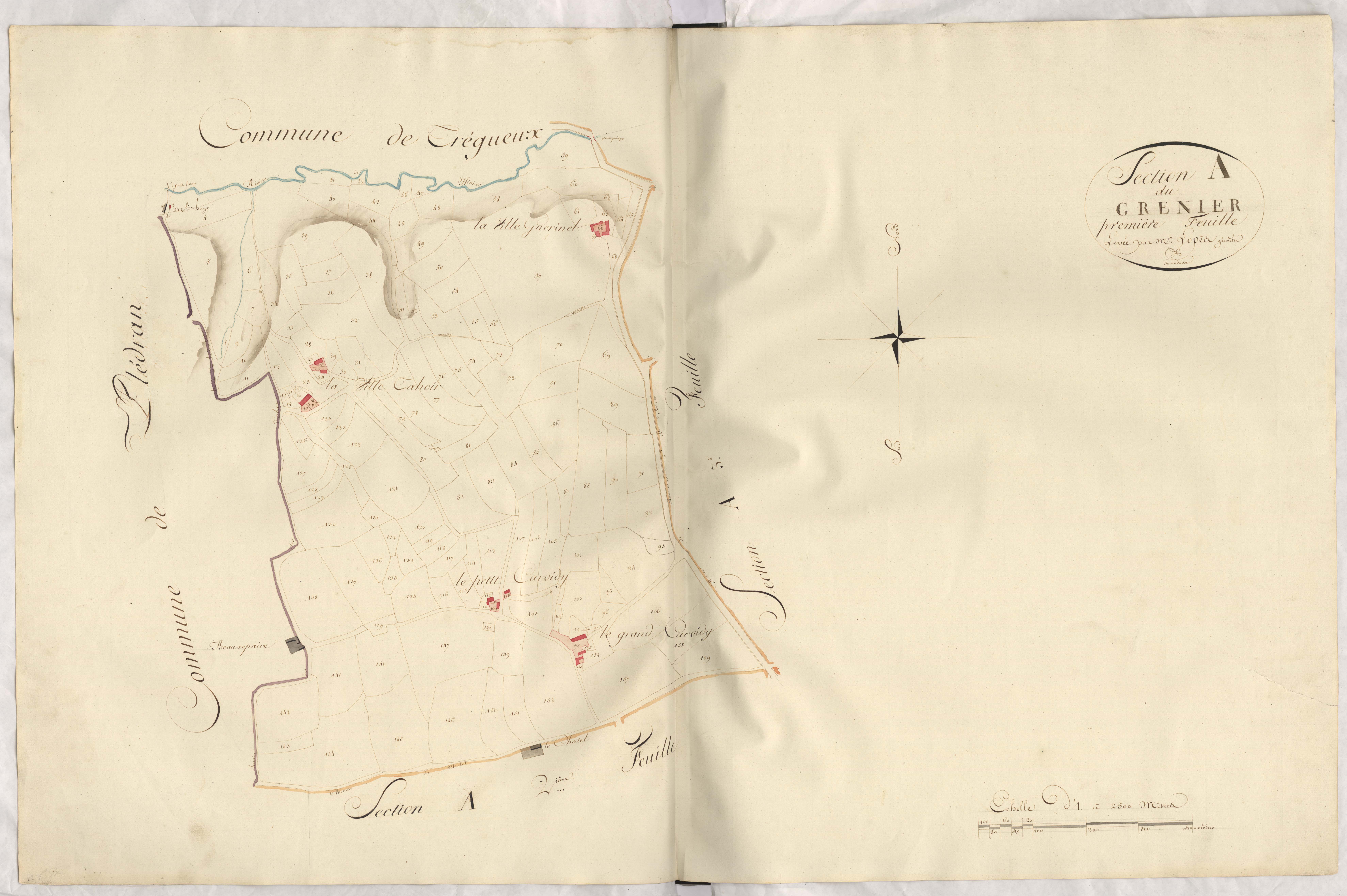 Yffiniac - Section A, 1re feuille