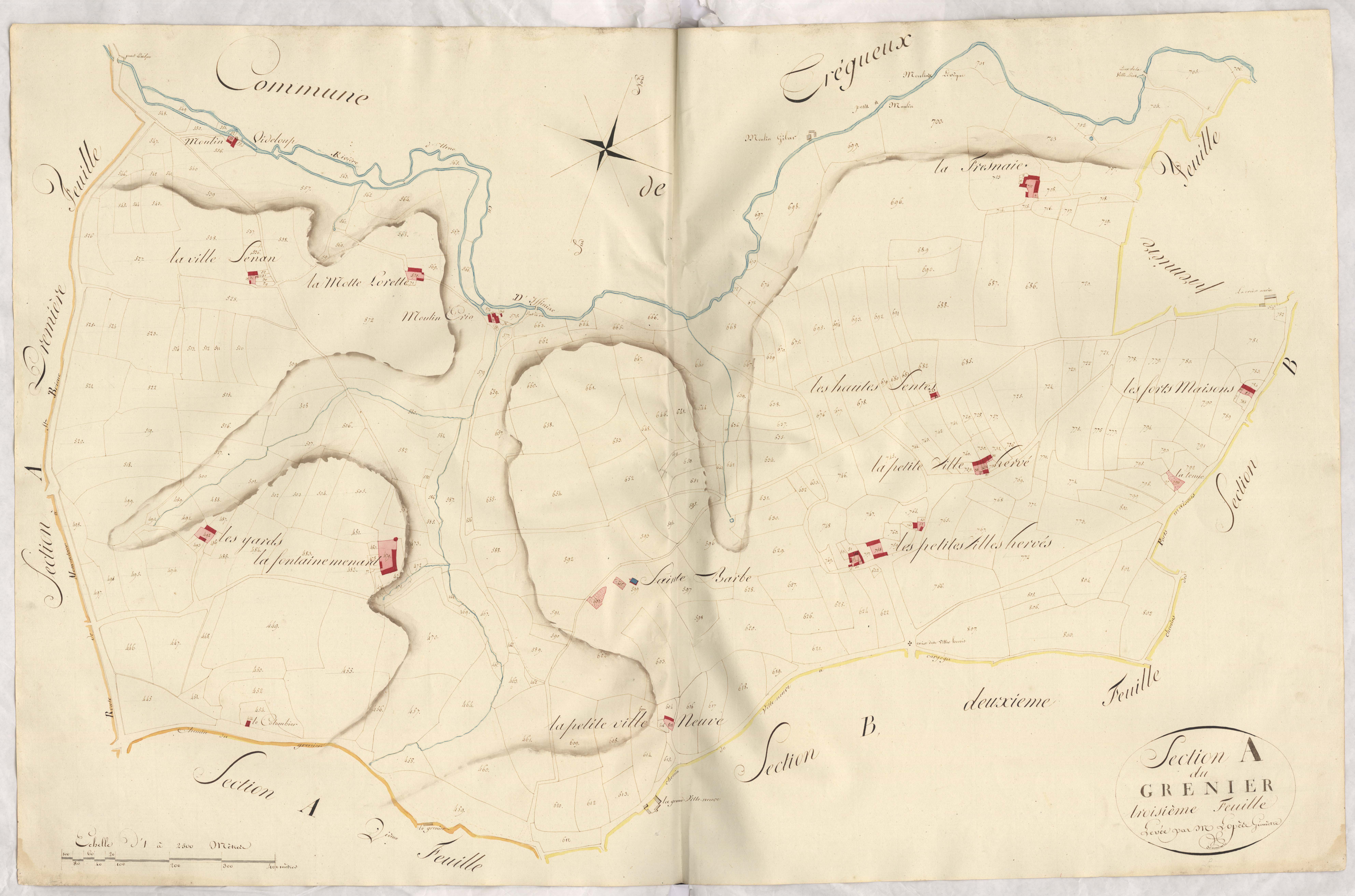 Yffiniac - Section A, 3e feuille