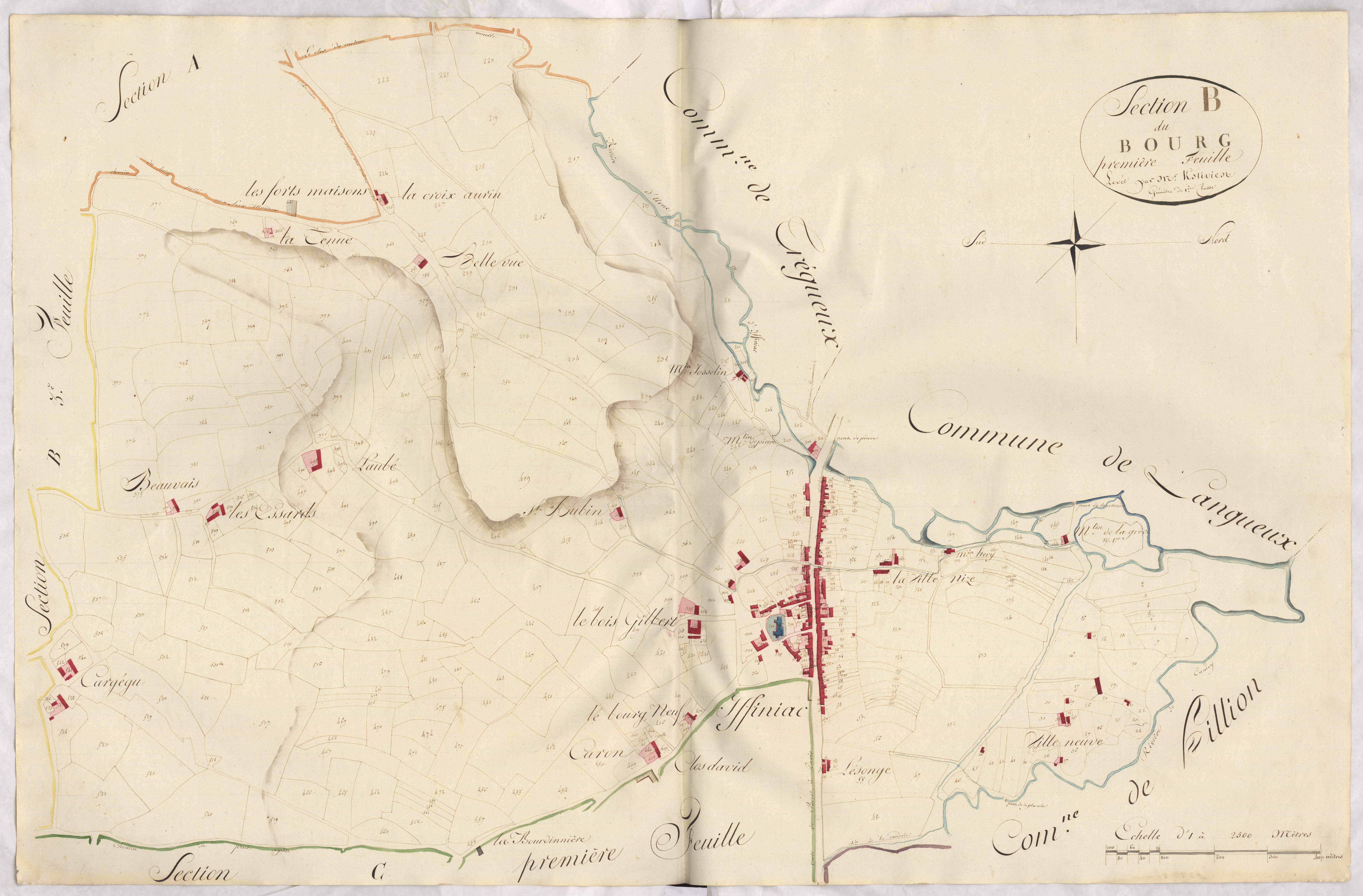 Yffiniac - Section B, 1re feuille