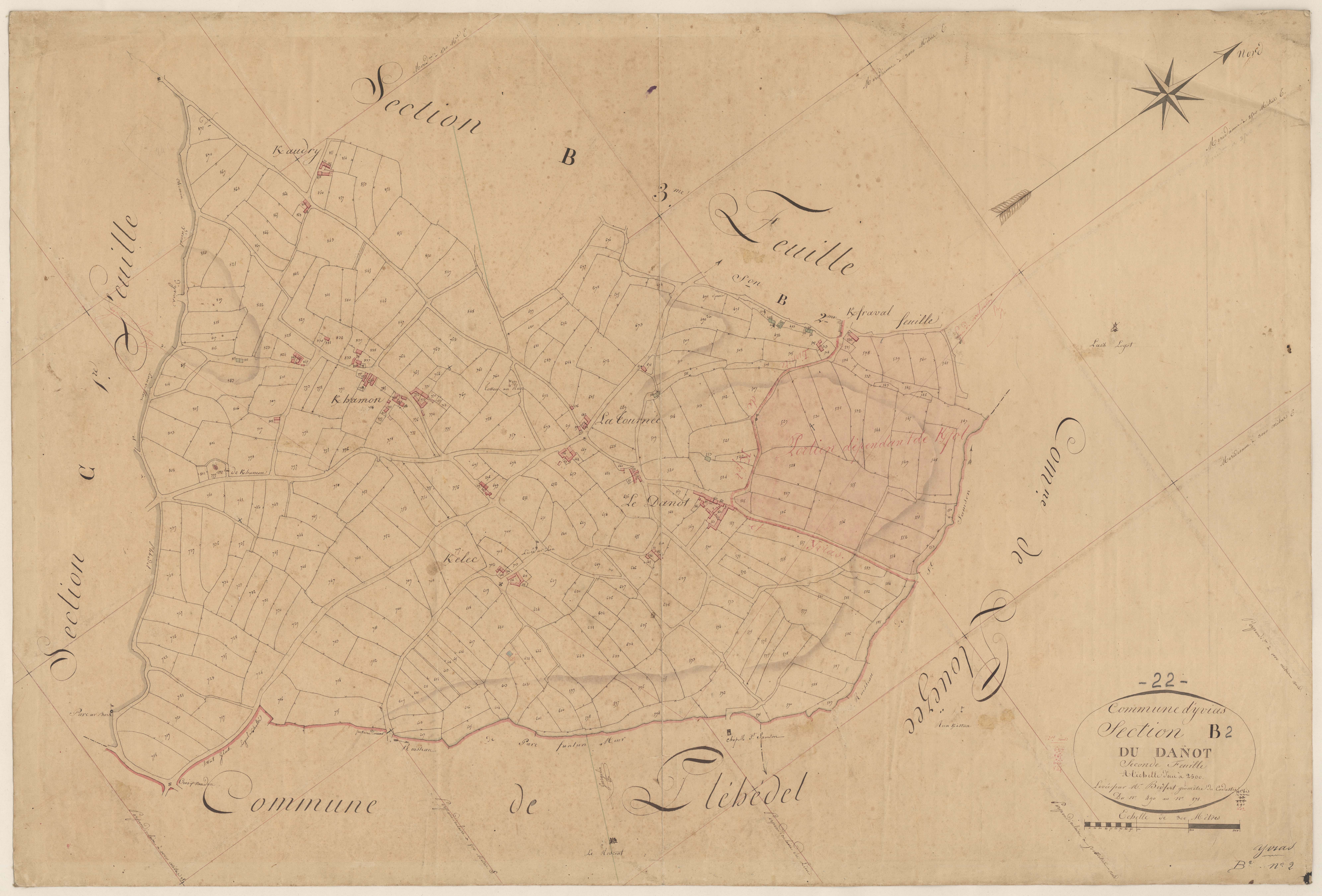 Yvias - Section B, 2e feuille