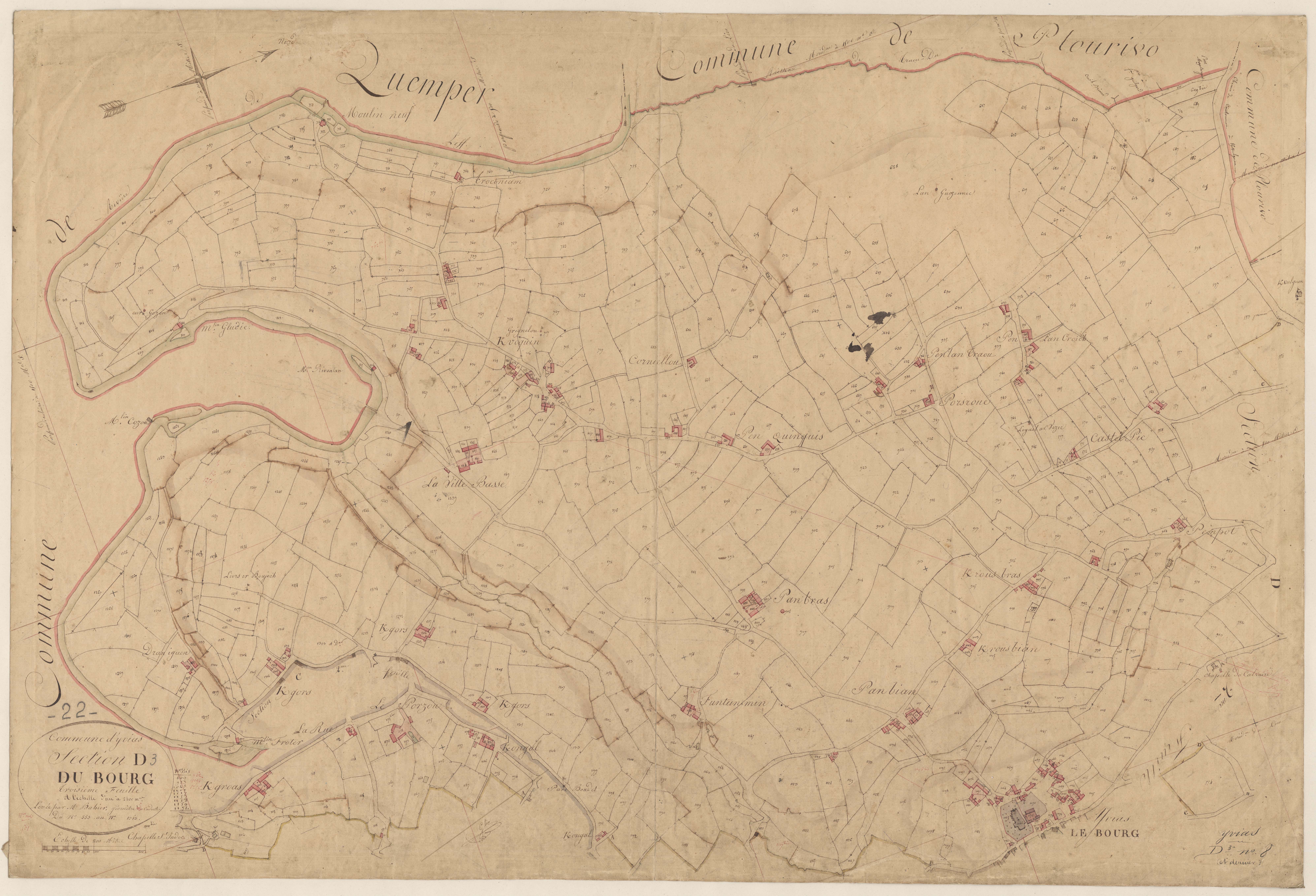 Yvias - Section D, 3e feuille