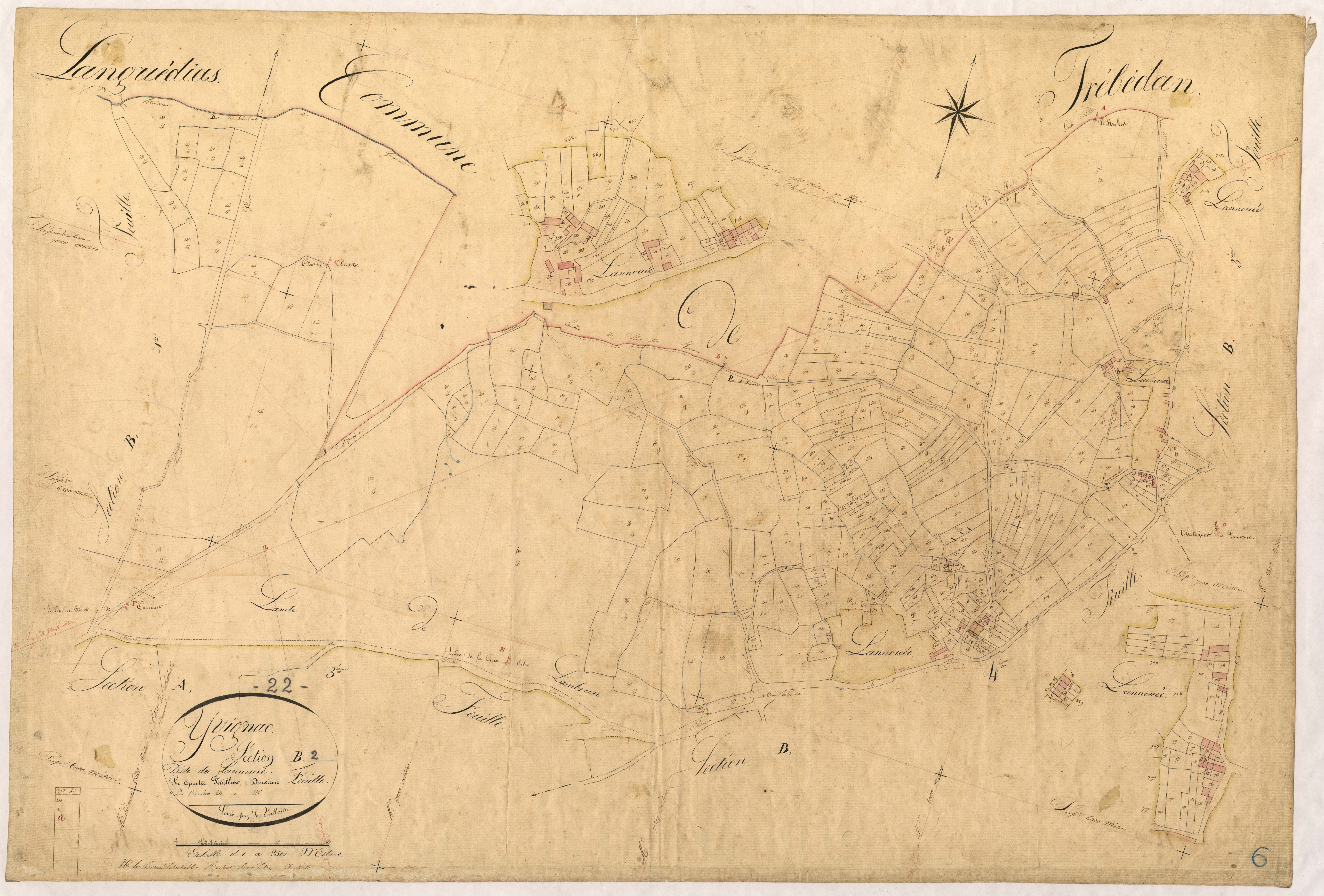 Yvignac-la-Tour - Section B, 2e feuille