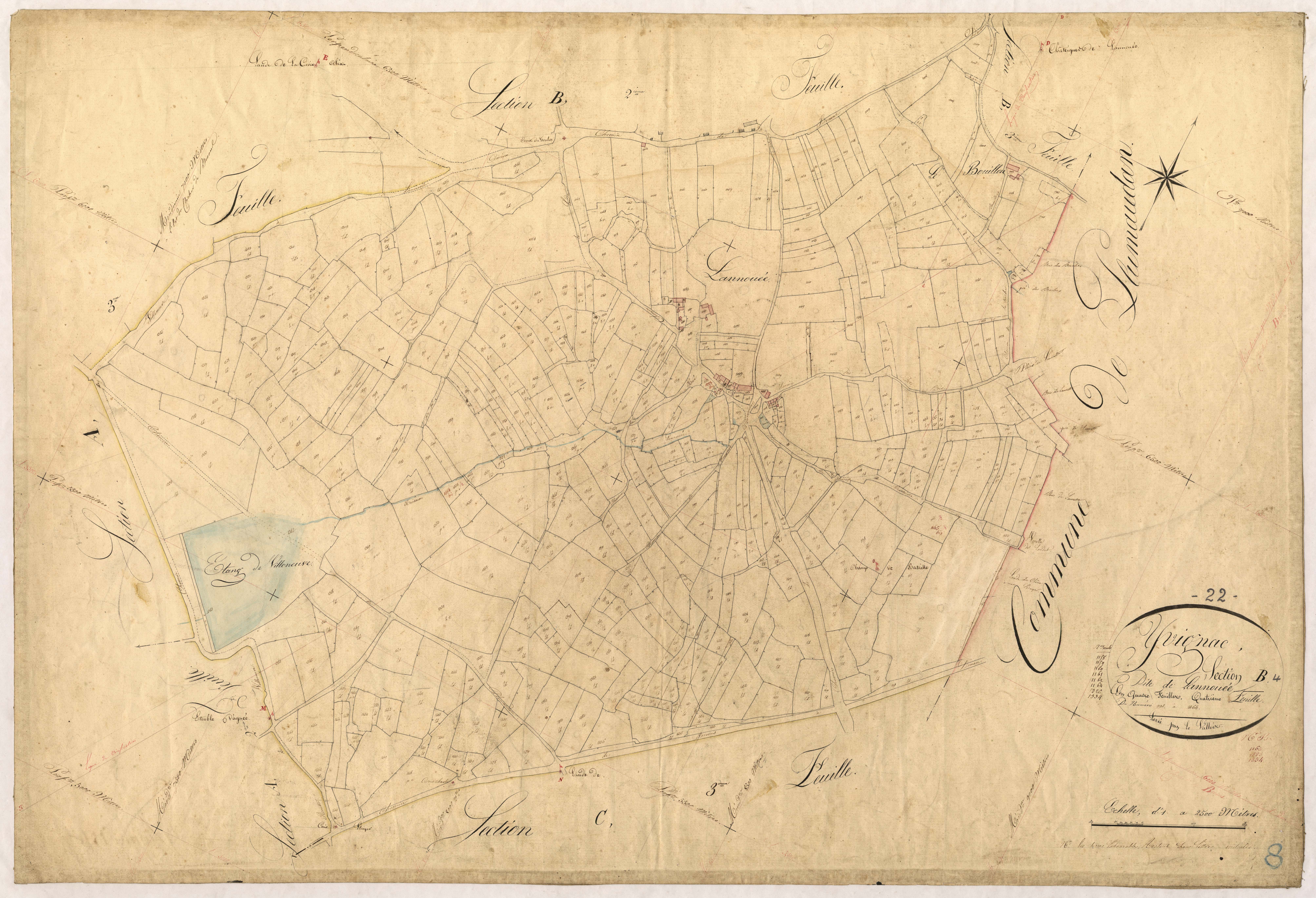 Yvignac-la-Tour - Section B, 4e feuille