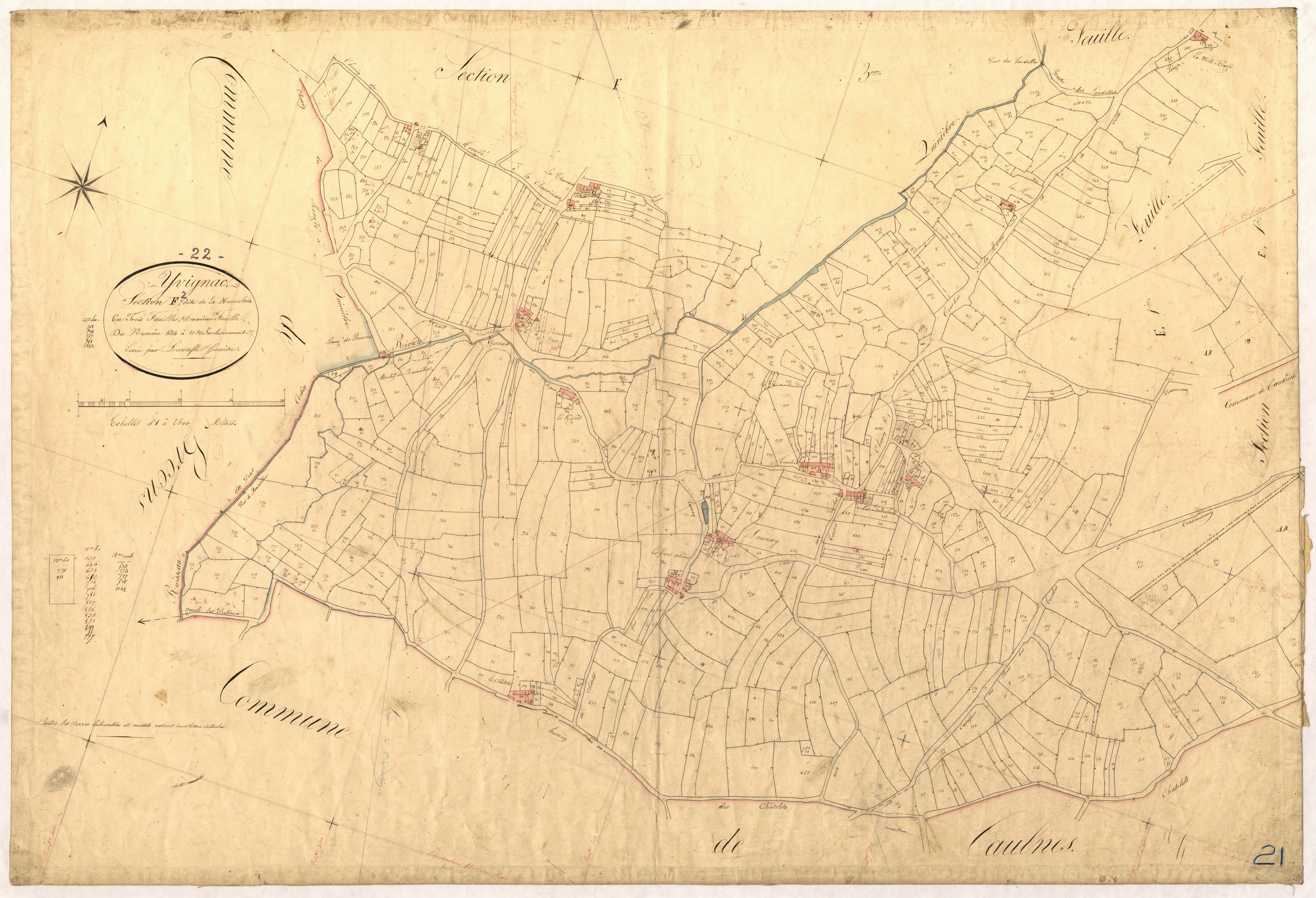 Yvignac-la-Tour - Section F, 2e feuille